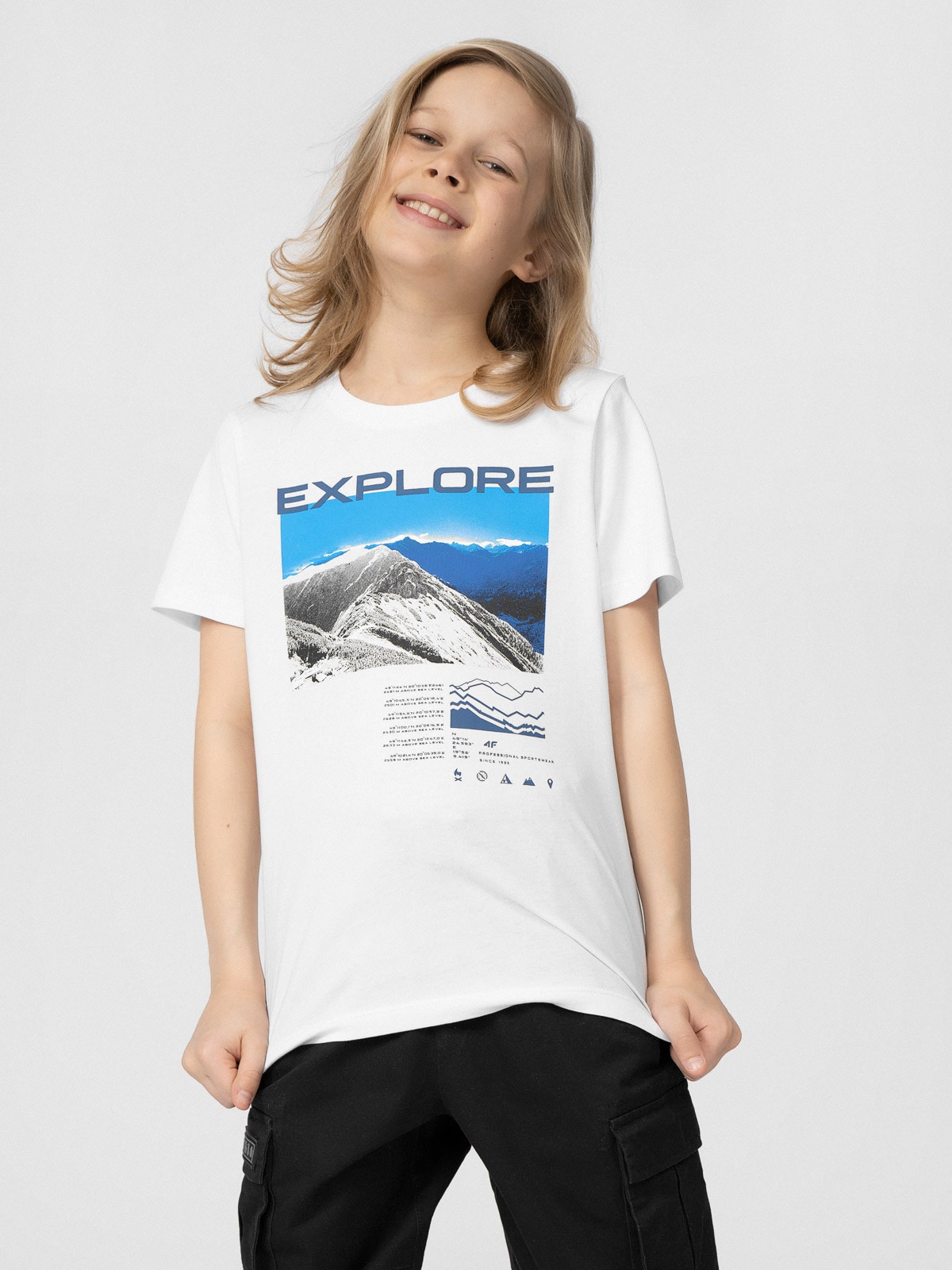 T-shirt z nadrukiem chłopięcy