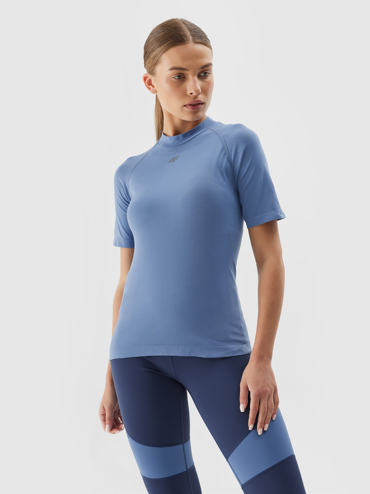 Koszulka do biegania bezszwowa damska