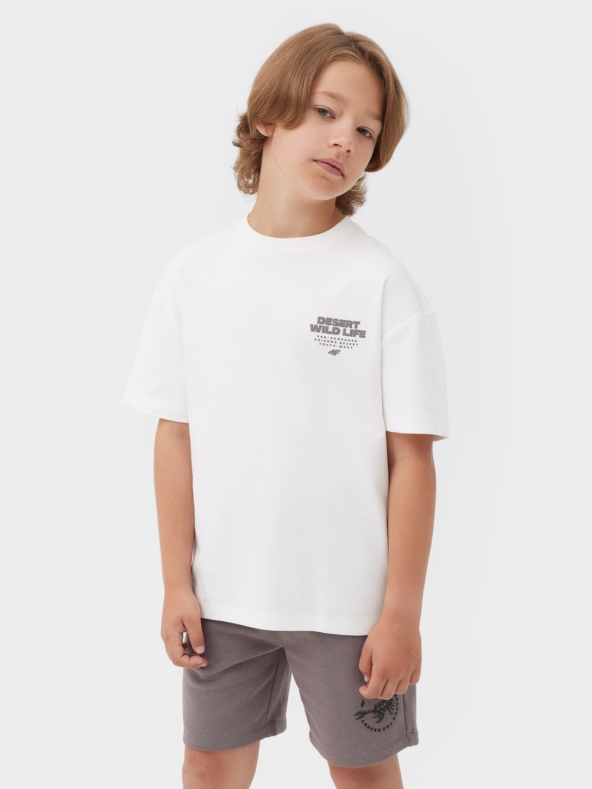 T-shirt z nadrukiem chłopięcy