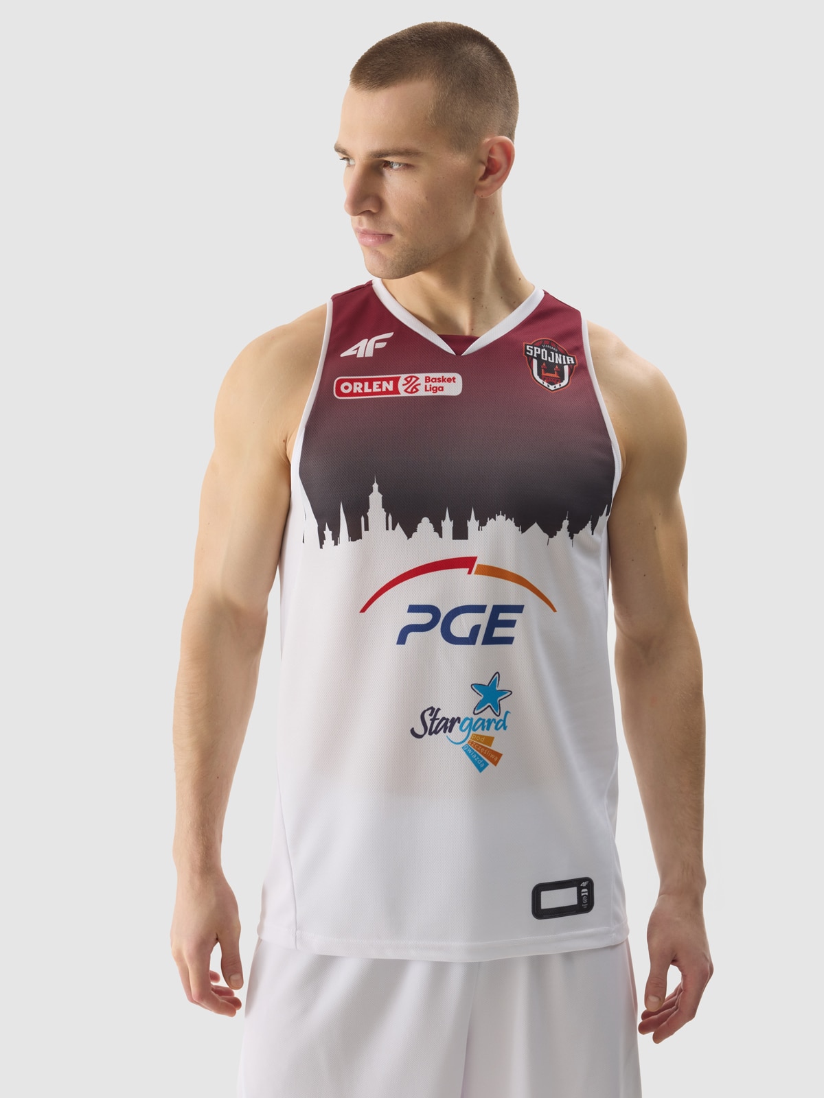 Koszulka meczowa replika domowa z sezonu 2023/24 męska 4F x Spójnia Stargard - multikolor