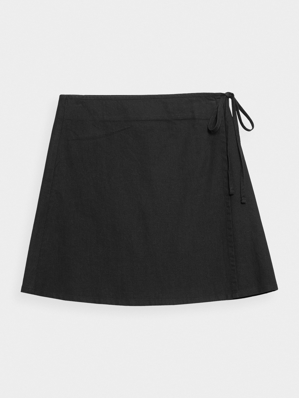 Spódnica z lnem damska Outhorn - czarna