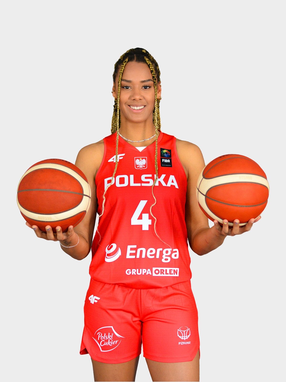 Koszulka reprezentacyjna damska 4F x PZKOSZ