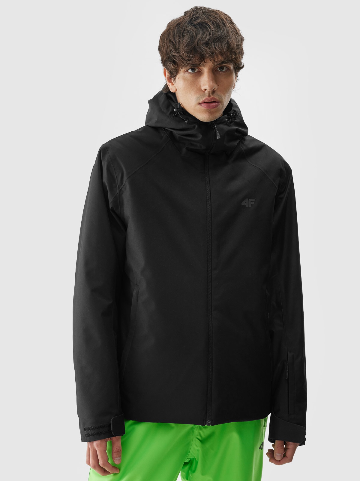 Kurtka narciarska membrana 5000 męska - czarna