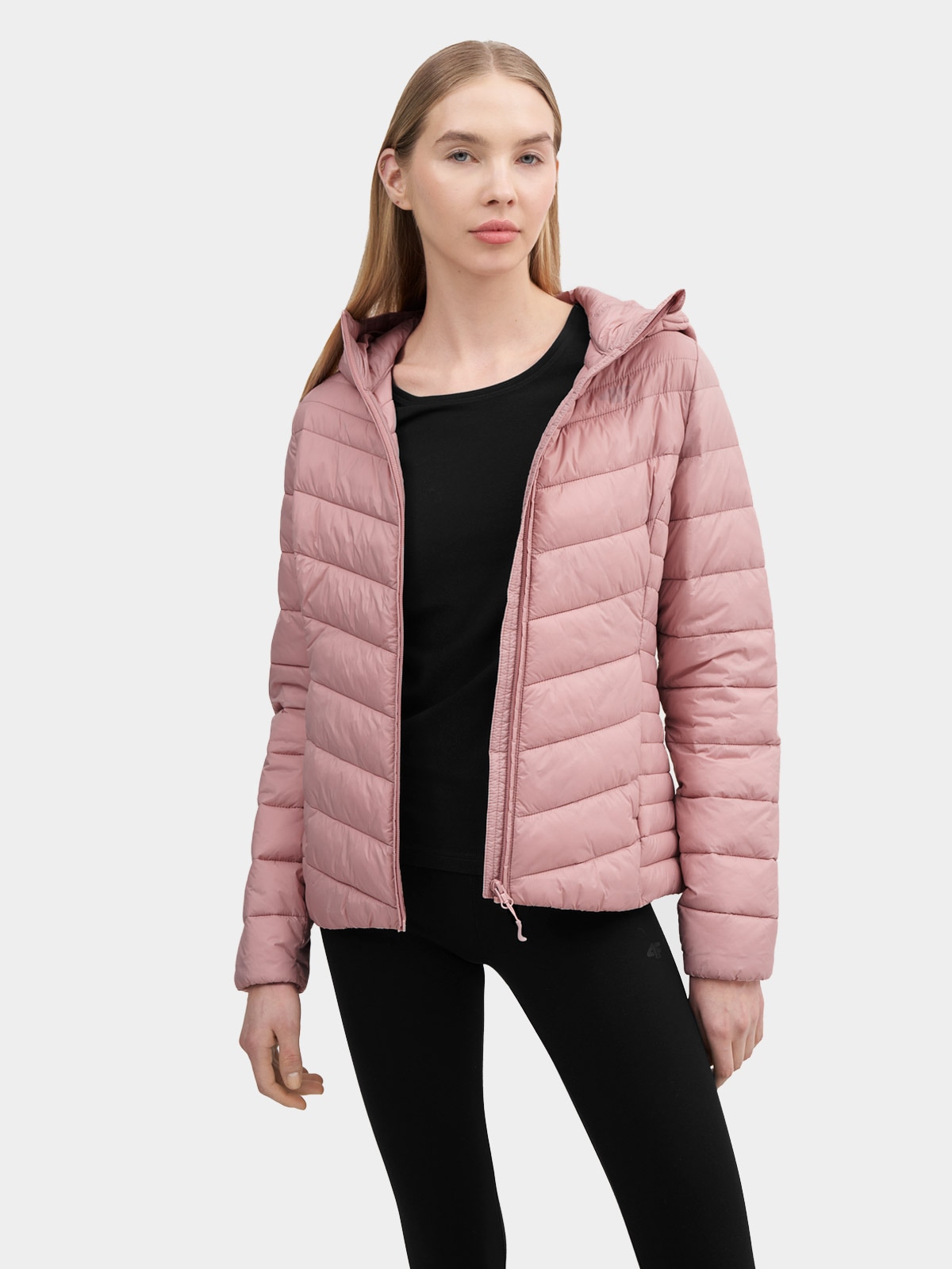 Kurtka puchowa z wypełnieniem syntetycznym damska