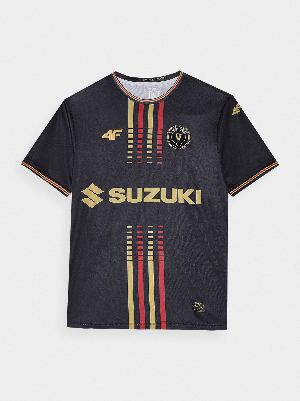 Koszulka klubowa wyjazdowa z sezonu 2023/24 męska 4F x Korona Kielce - czarna