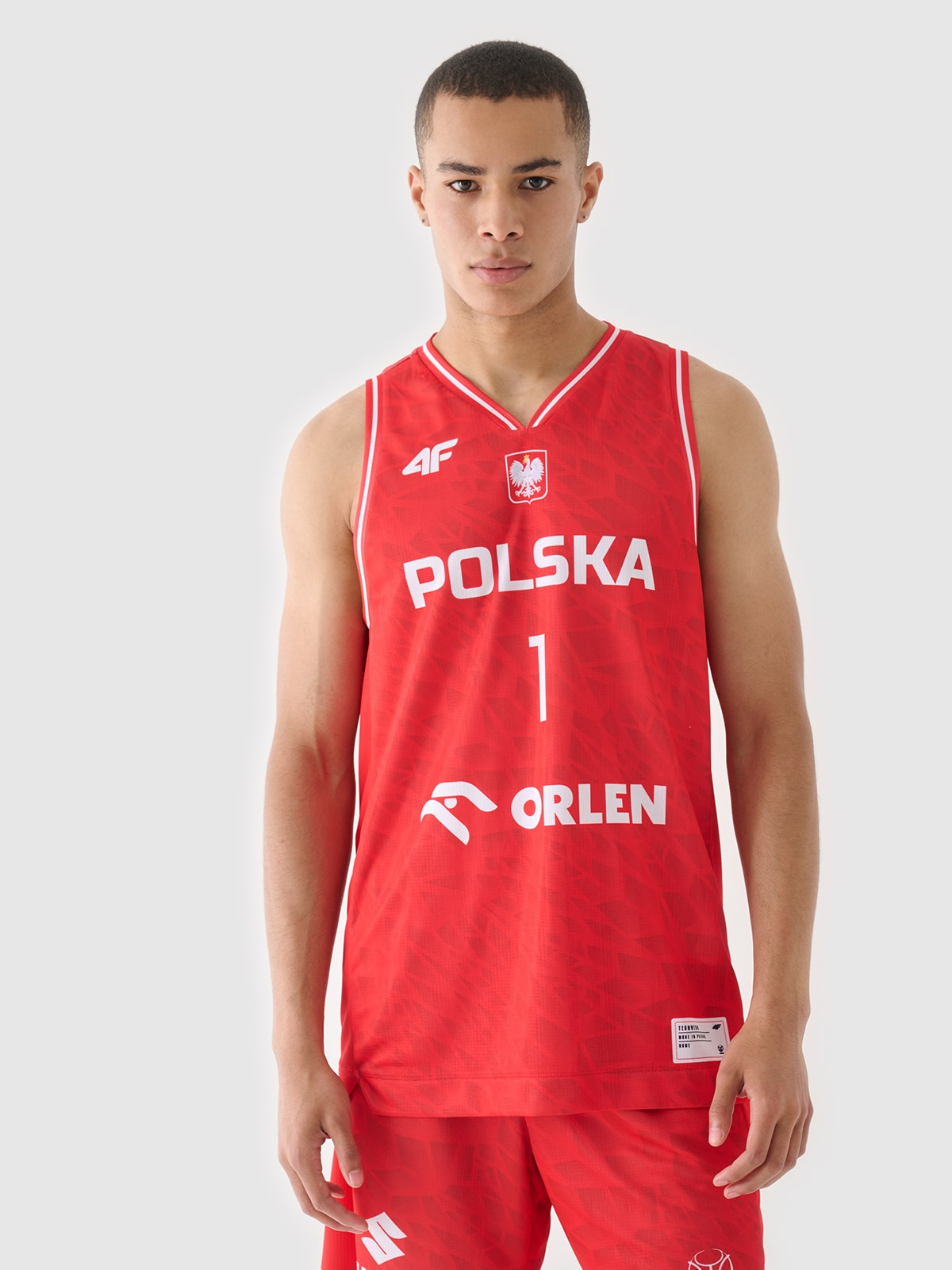 4F Koszulka reprezentacyjna męska 4F x PZKOSZ 2024 - SOCHAN - czerwona M