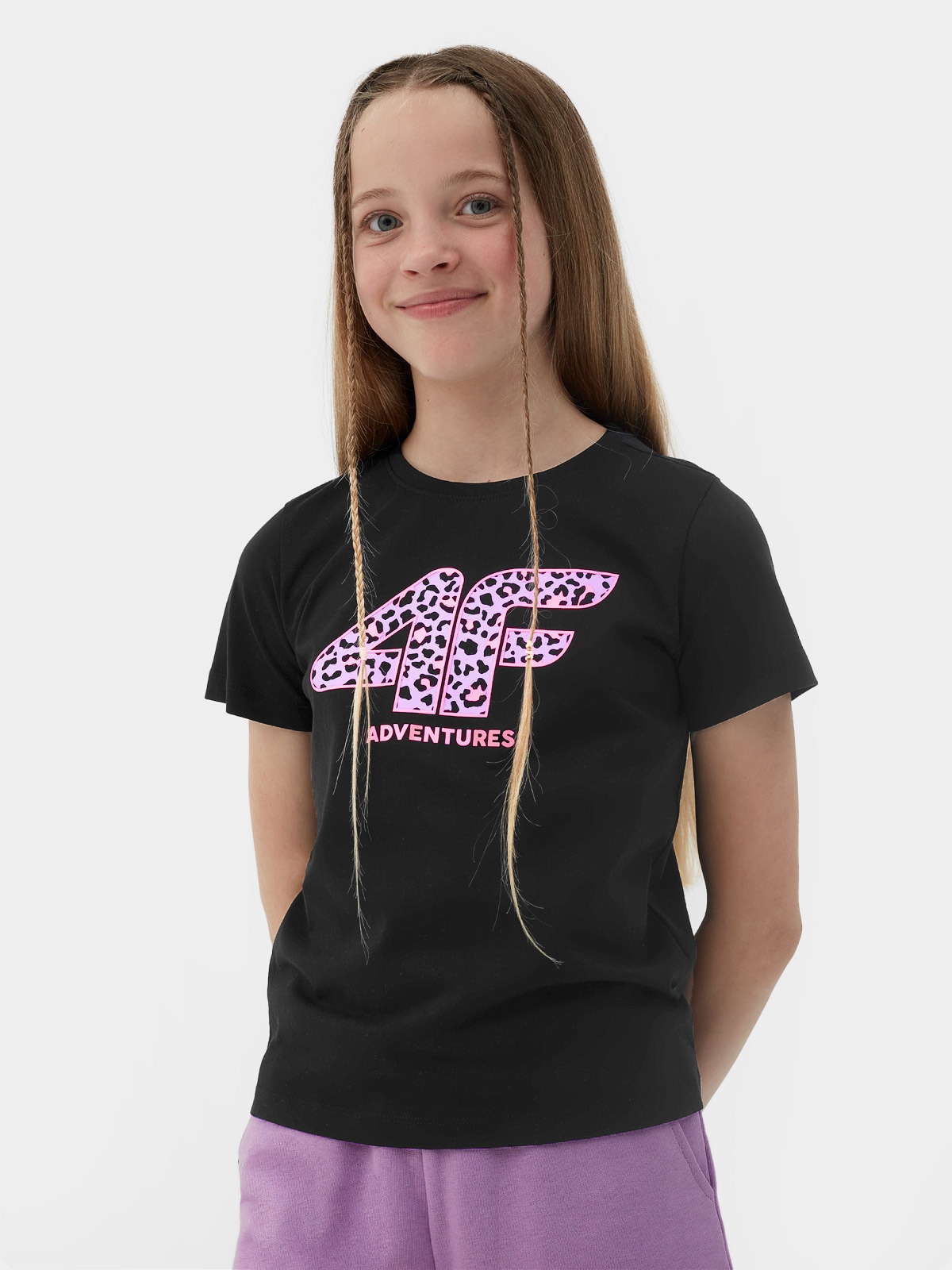 T-shirt z nadrukiem dziewczęcy