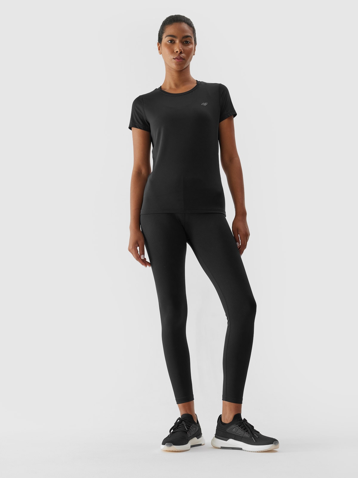 Koszulka treningowa szybkoschnąca z materiału z recyklingu damska