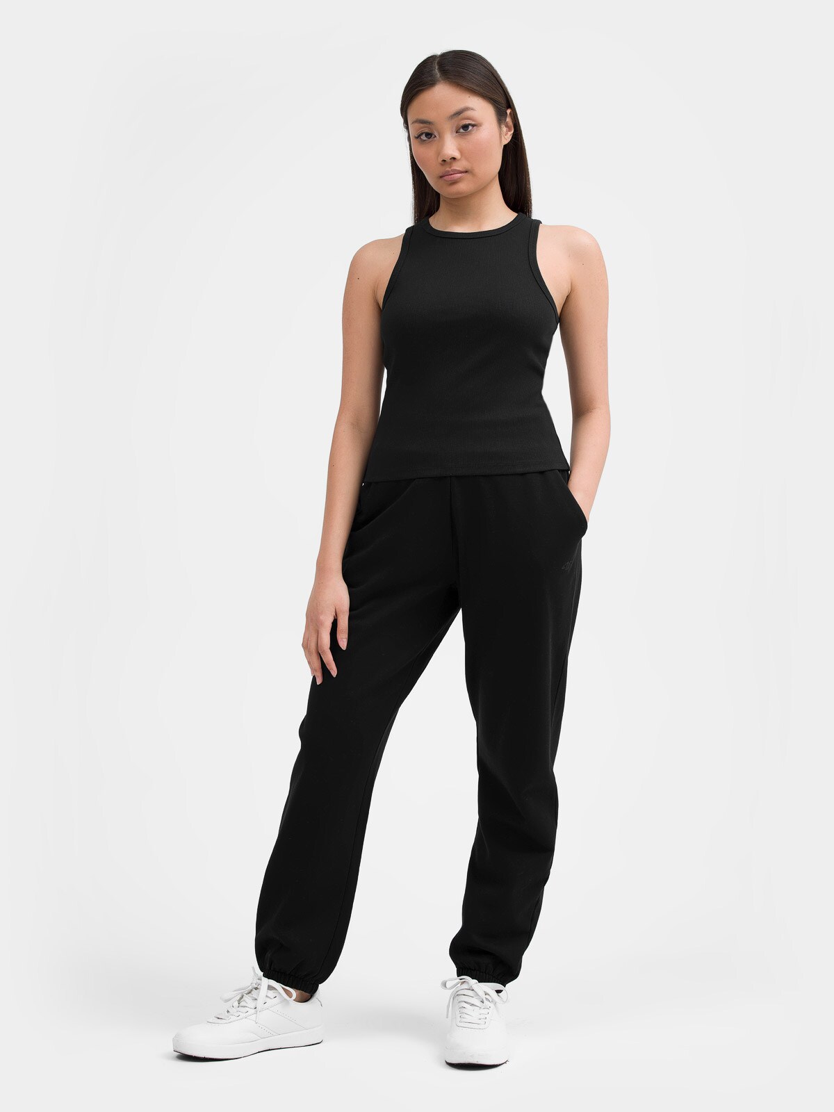 Spodnie dresowe z bawełny organicznej damskie