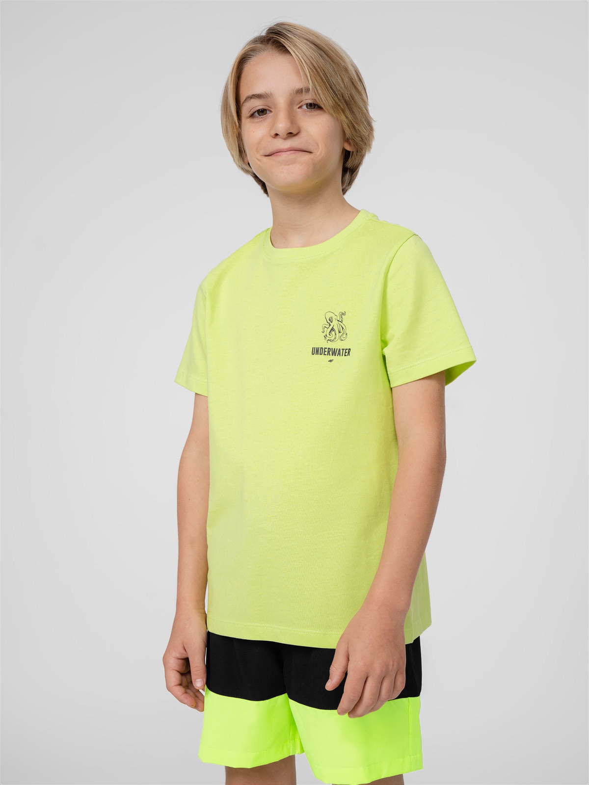 T-shirt z nadrukiem chłopięcy