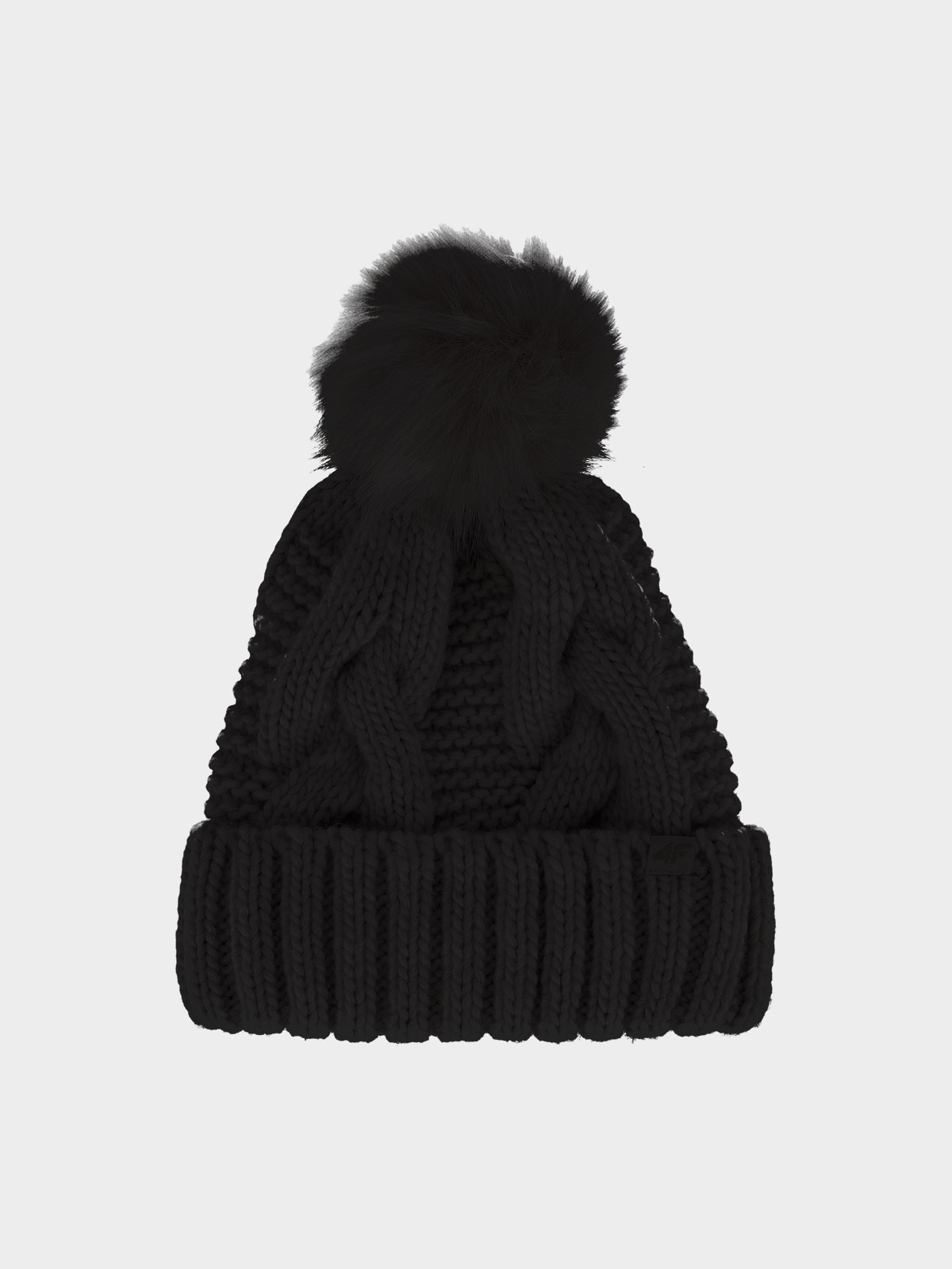 4F Czapka zimowa damska - czarna M