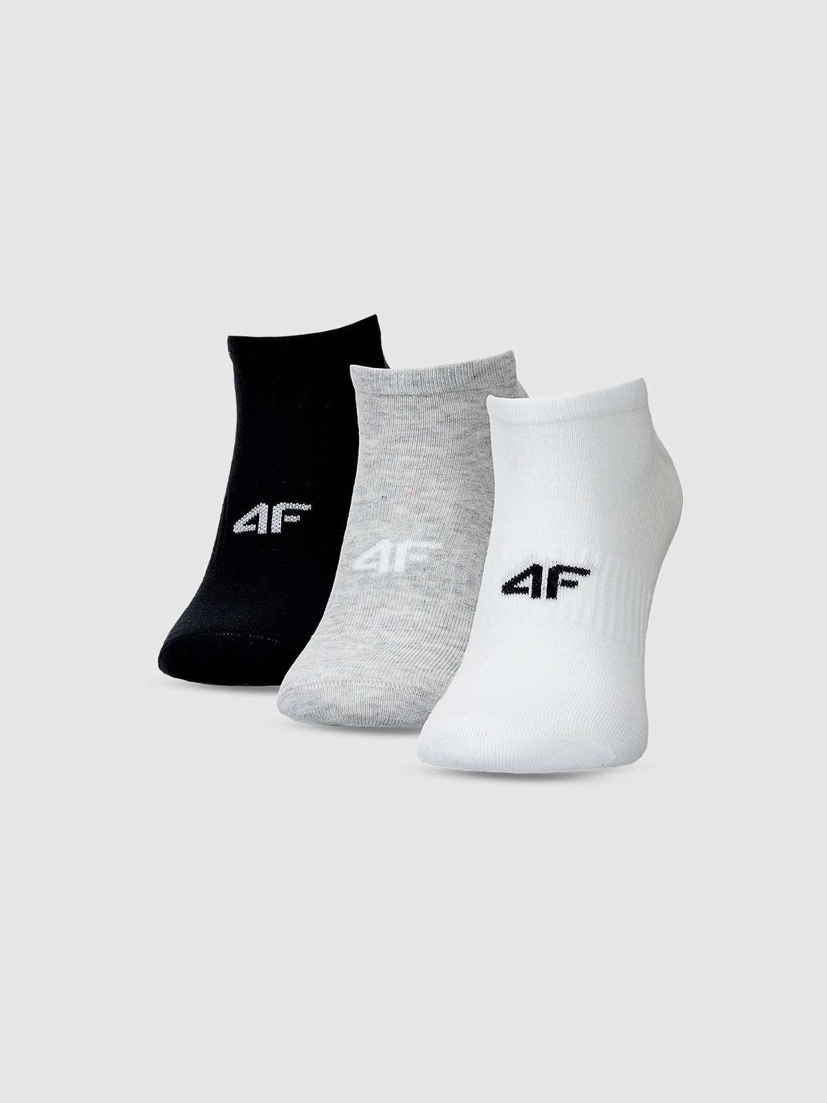 4F Skarpetki casual przed kostkę (3-pack) męskie - multikolor 39-42