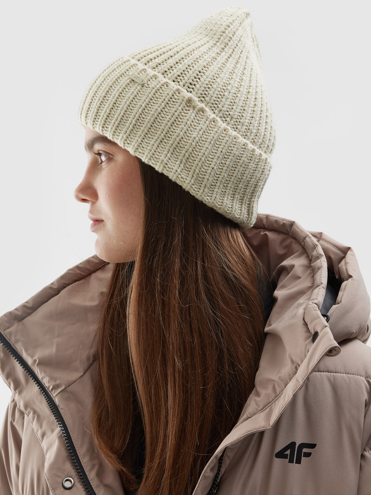 Czapka zimowa z dodatkiem materiałów z recyklingu damska