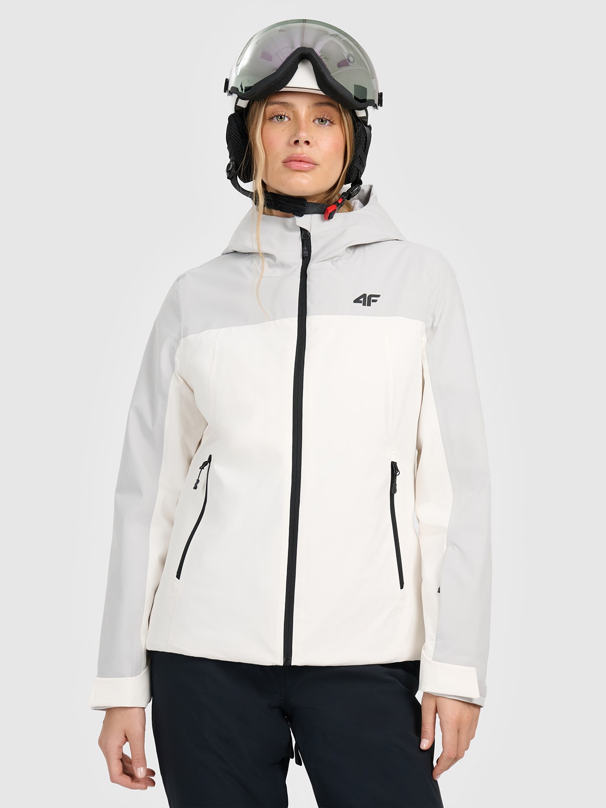 4F Kurtka narciarska membrana 5000 damska - biała L