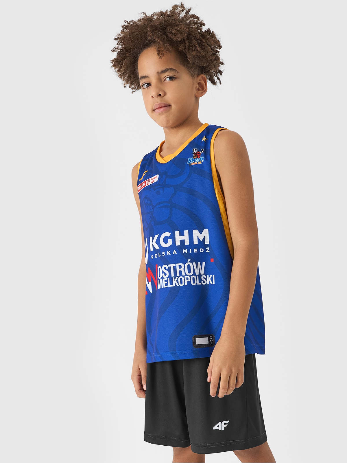 Koszulka meczowa replika wyjazdowa z sezonu 2023/24 dziecięca 4F x Stal Ostrów Wlkp. - multikolor