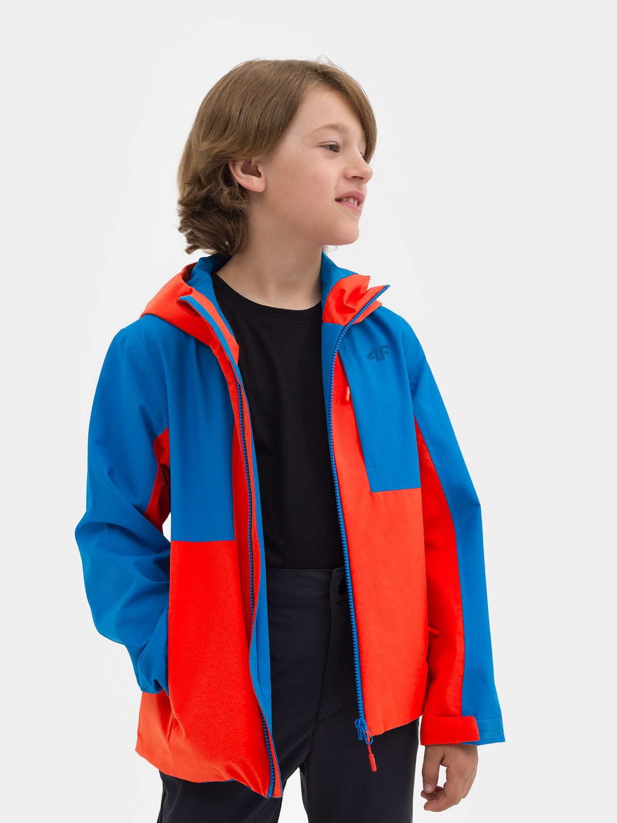 Kurtka trekkingowa membrana 8000 chłopięca