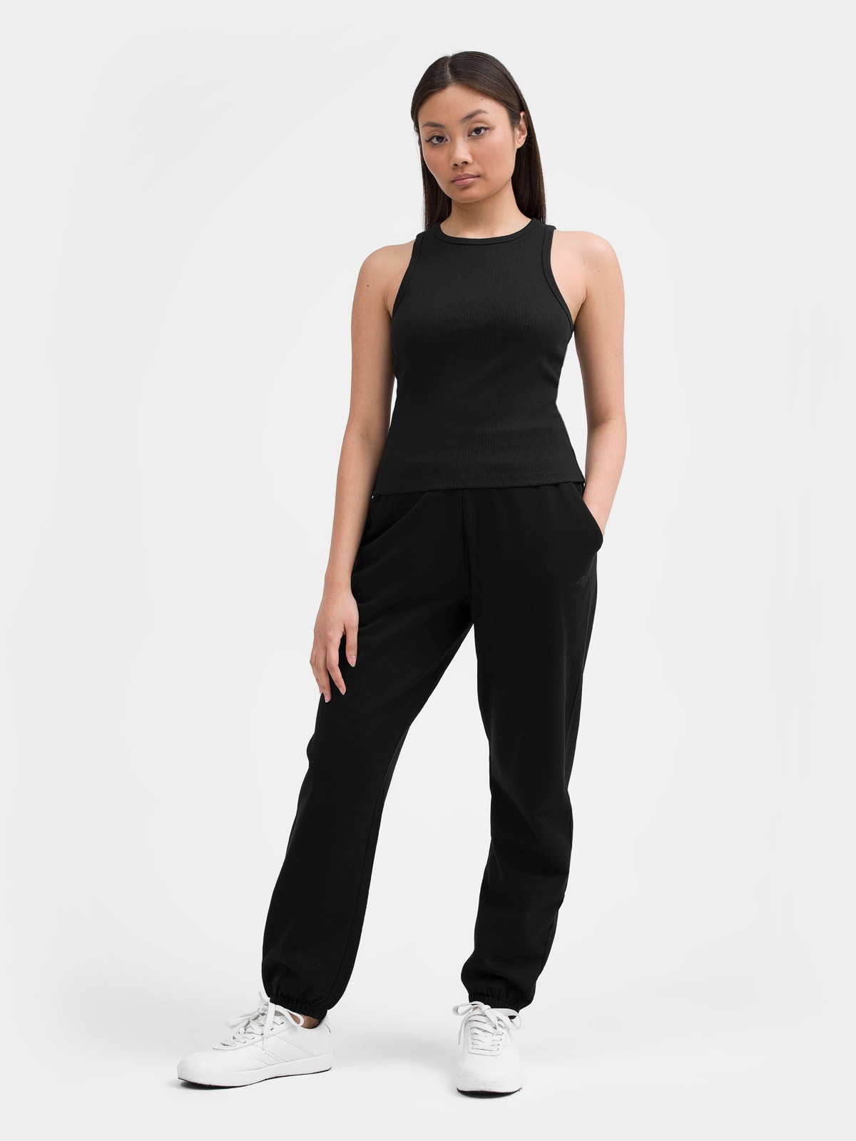 Spodnie dresowe z bawełny organicznej damskie