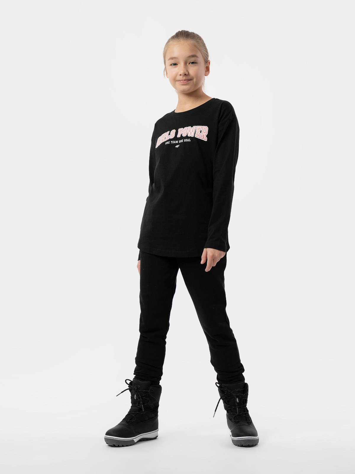 Spodnie dresowe joggery dziewczęce