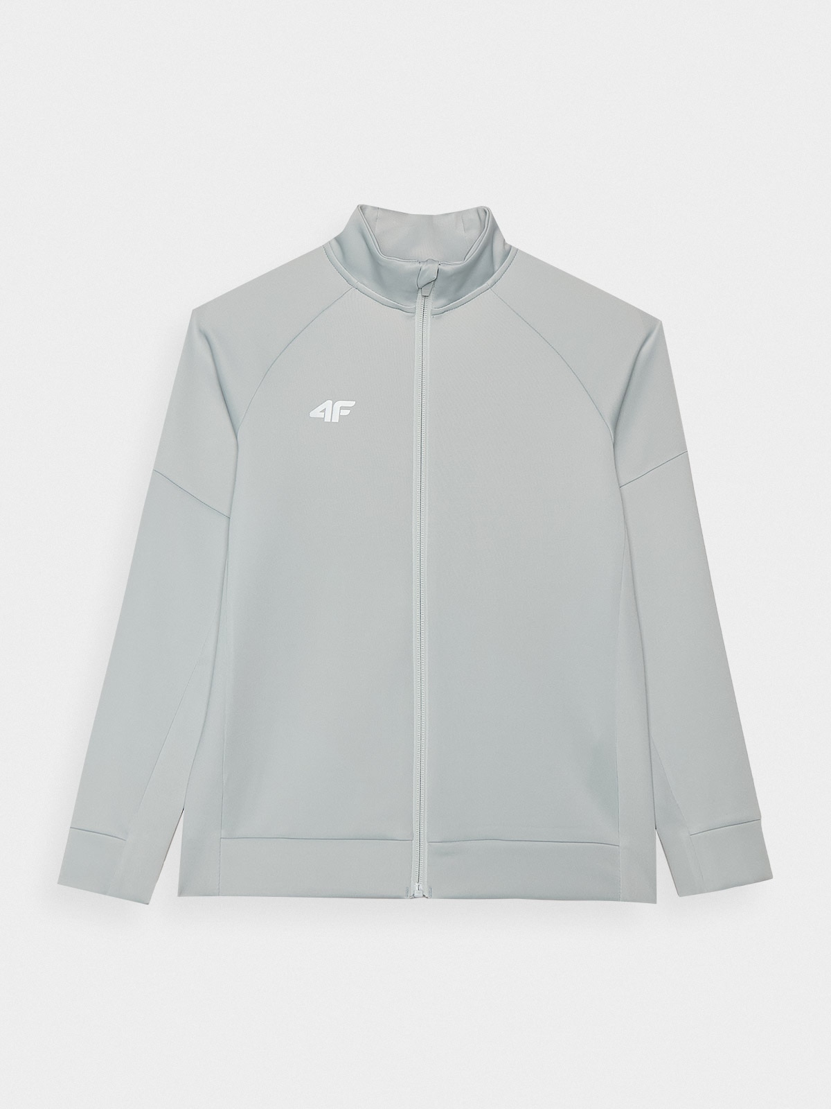 Bluza dresowa rozpinana bez kaptura chłopięca - szara