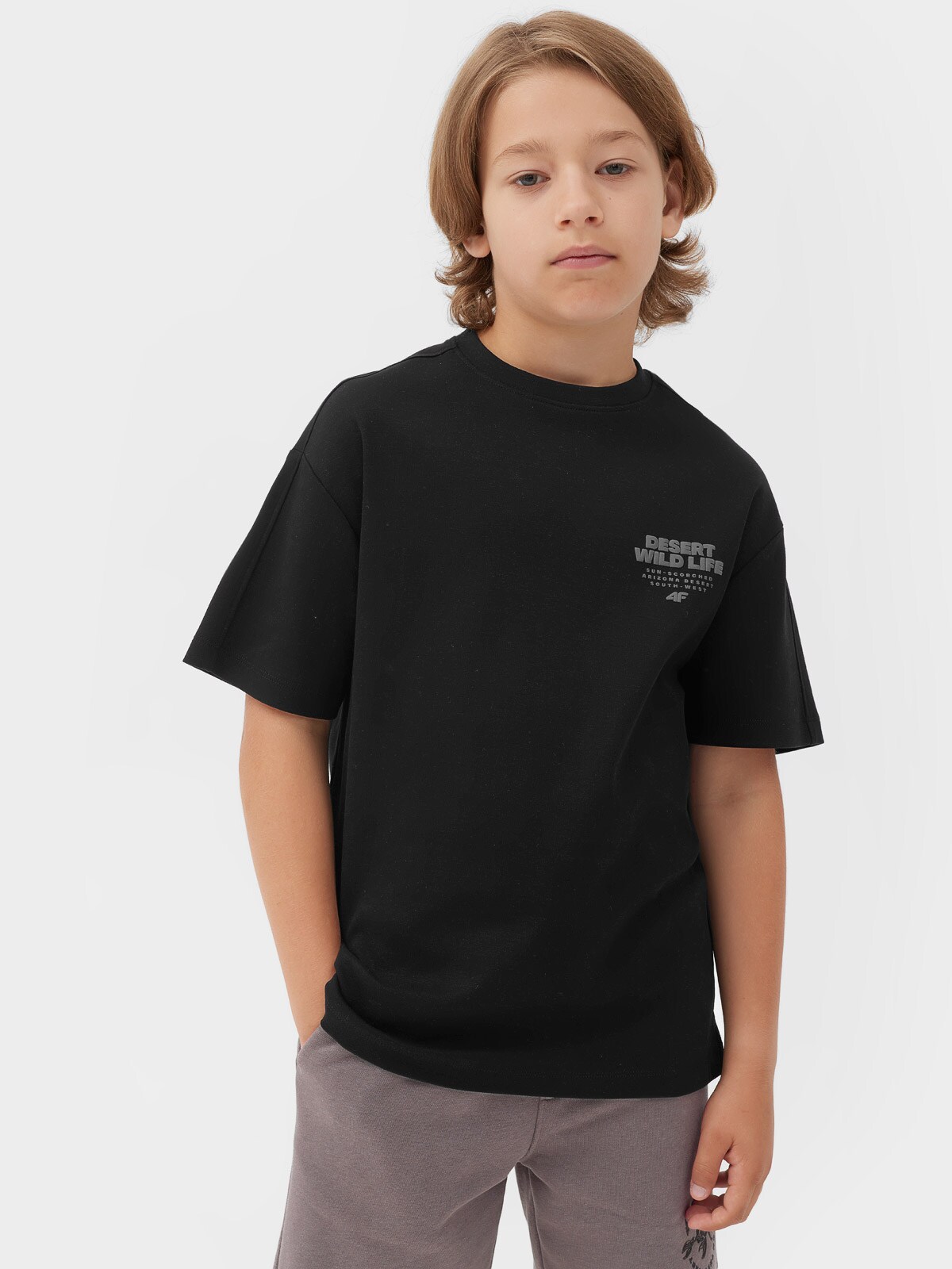 T-shirt z nadrukiem chłopięcy