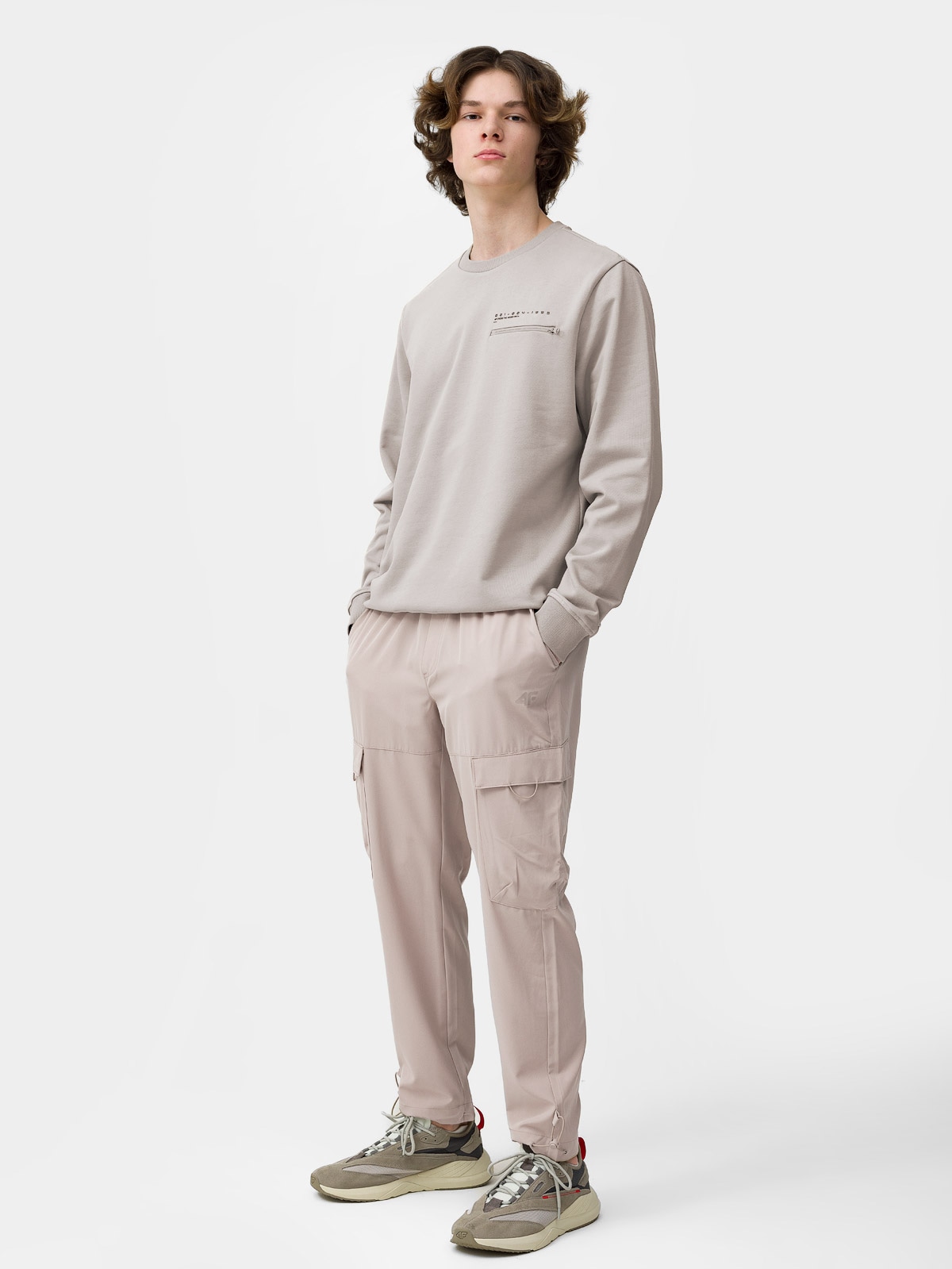 Spodnie casual cargo męskie