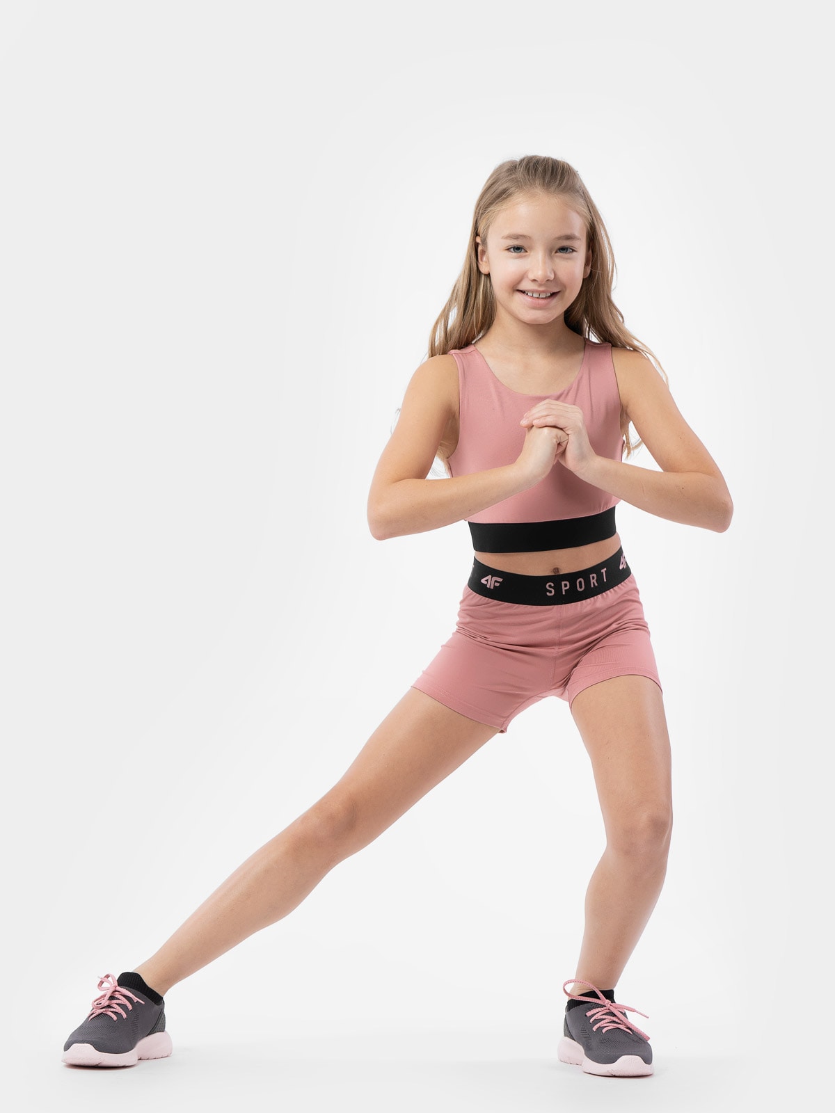 Legginsy krótkie sportowe dziewczęce