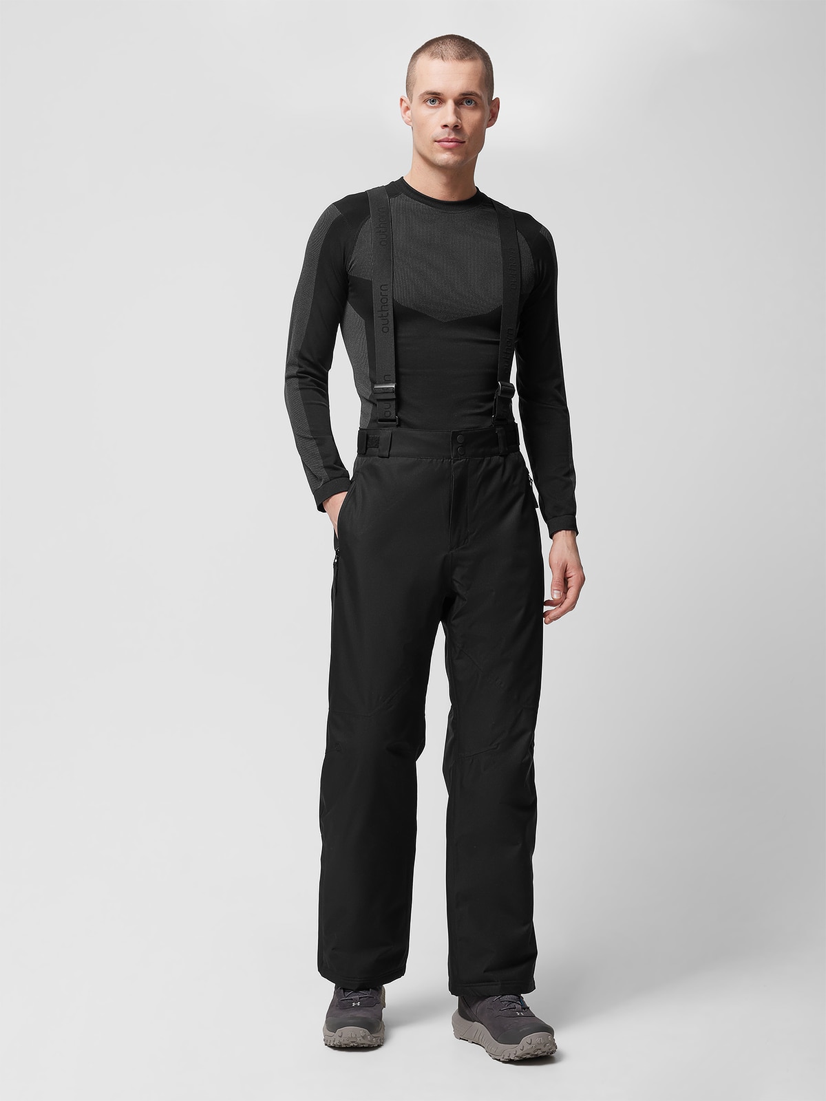 Spodnie narciarskie membrana 5000 męskie Outhorn - czarne