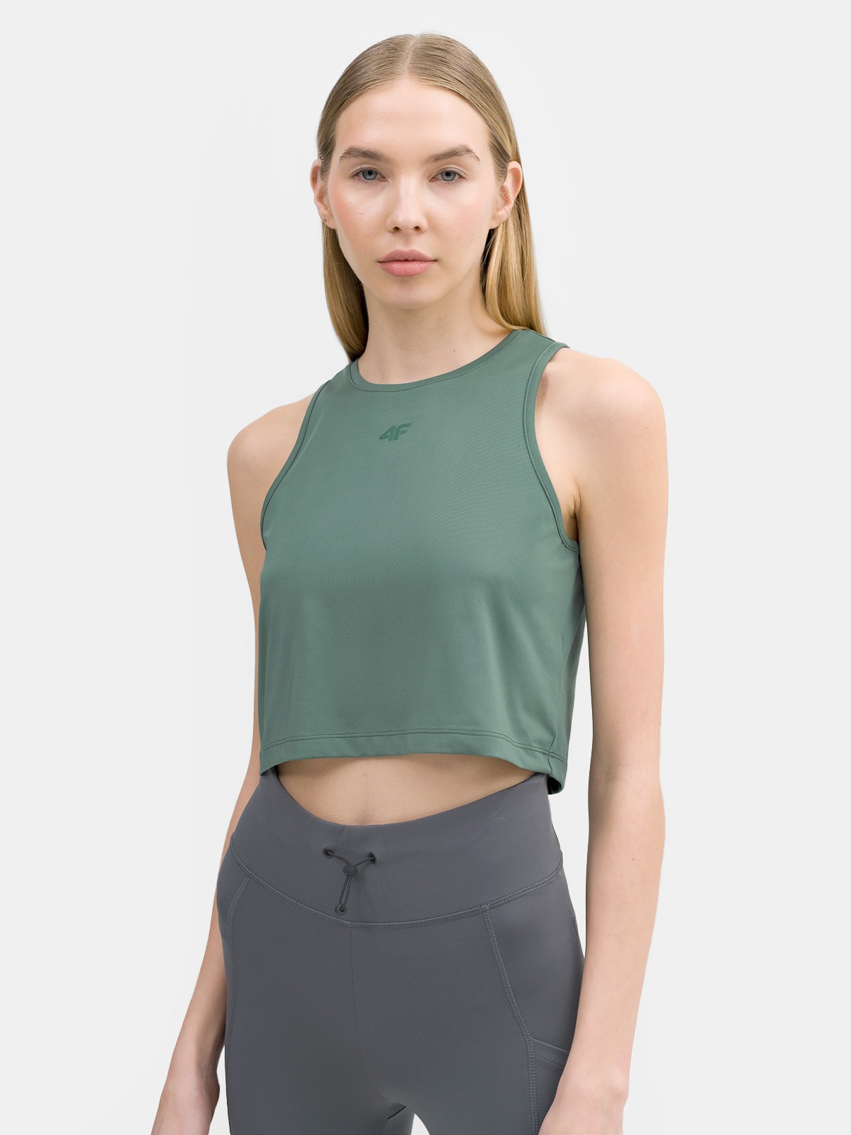 Crop-top do biegania szybkoschnący damski