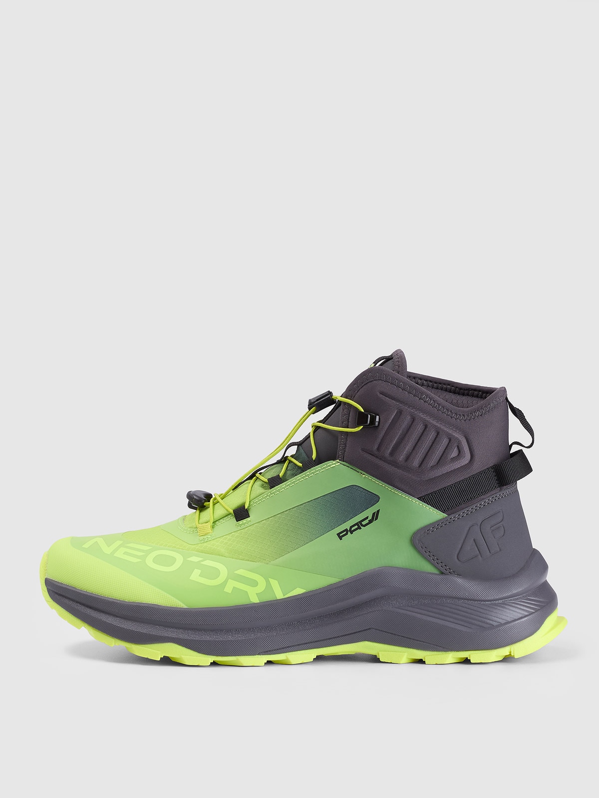 4F Wysokie buty trekkingowe PAG 2 z membraną męskie - zielone 40