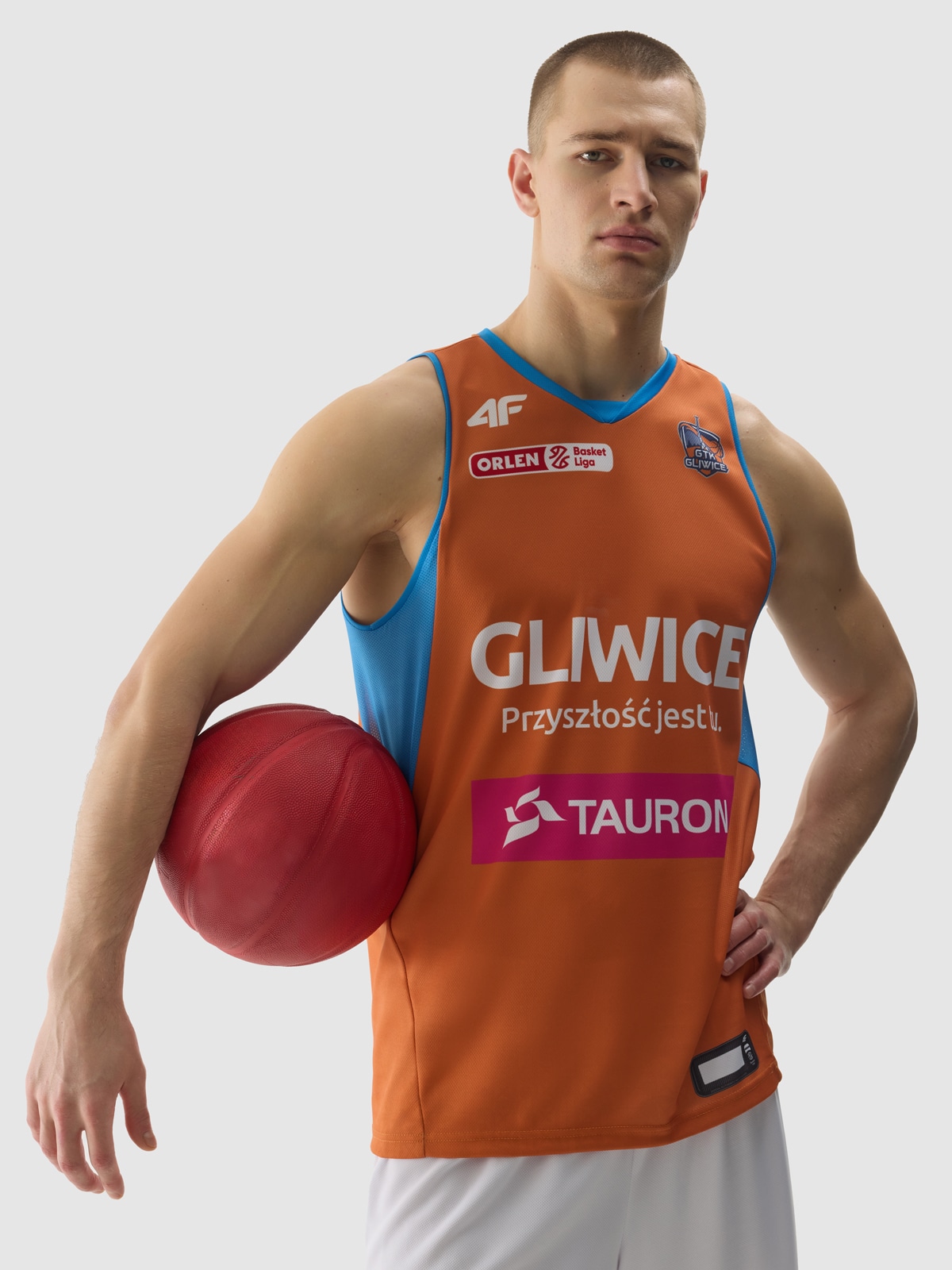 Tank top replika domowy męski 4F x GTK Gliwice - multikolor