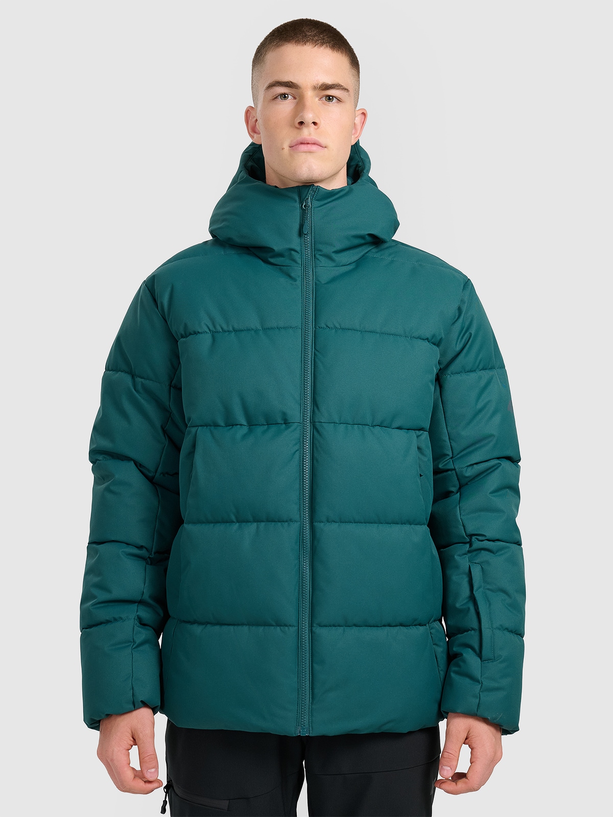 4F Kurtka narciarska membrana 5000 męska - zielona L