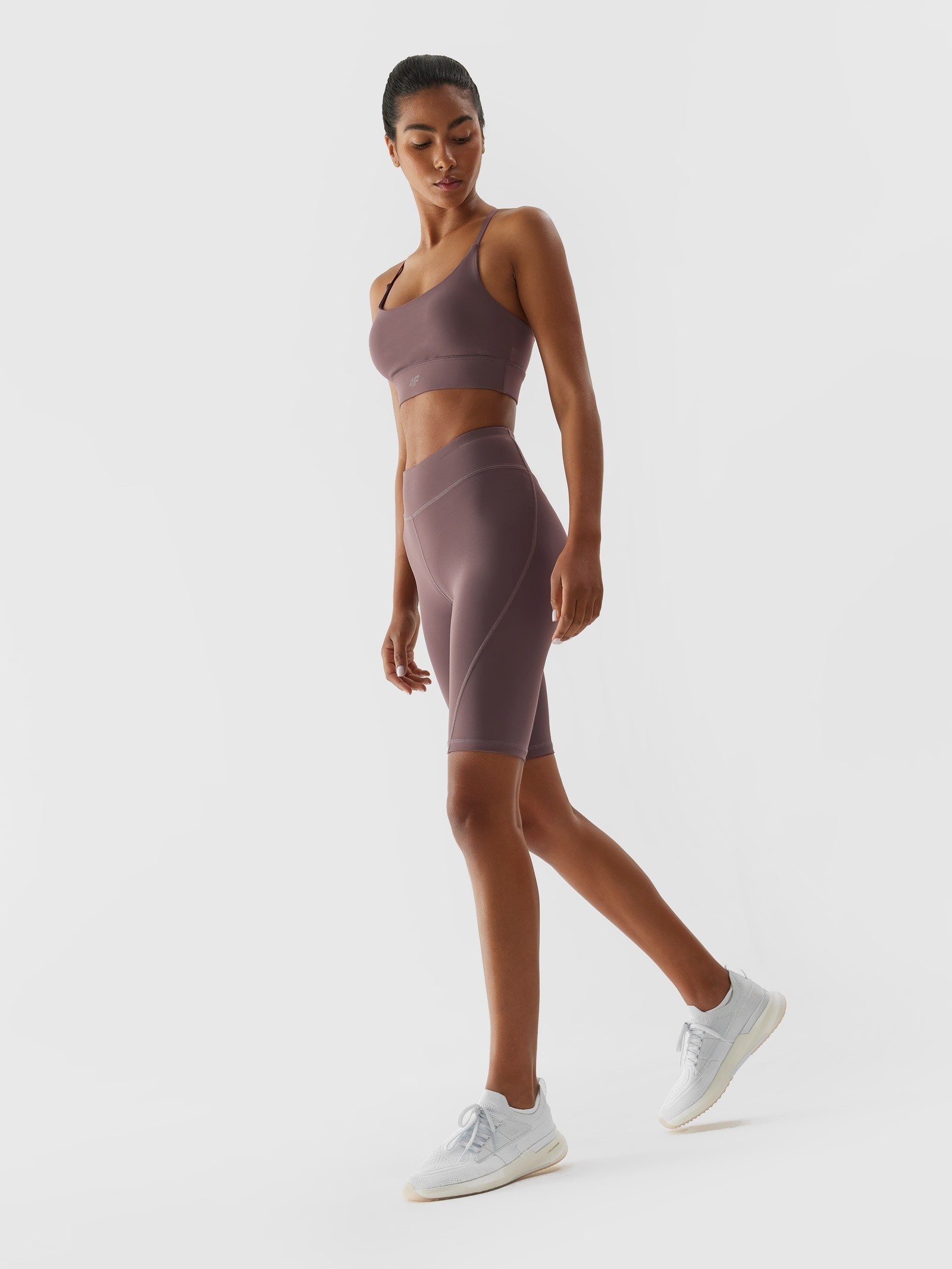 Legginsy kolarki treningowe z materiałów z recyklingu damskie