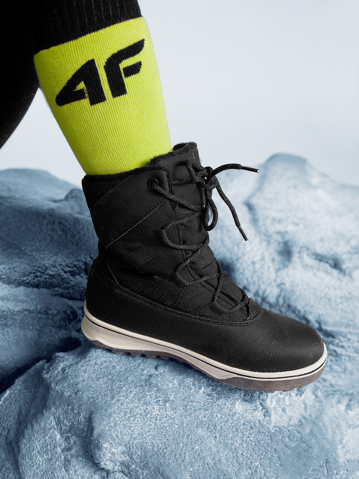 Buty zimowe śniegowce ocieplane dziewczęce