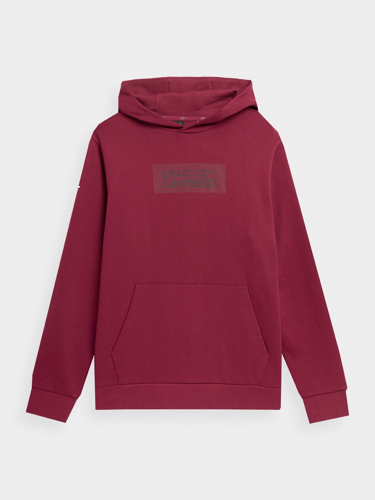 Bluza dresowa nierozpinana z kapturem męska