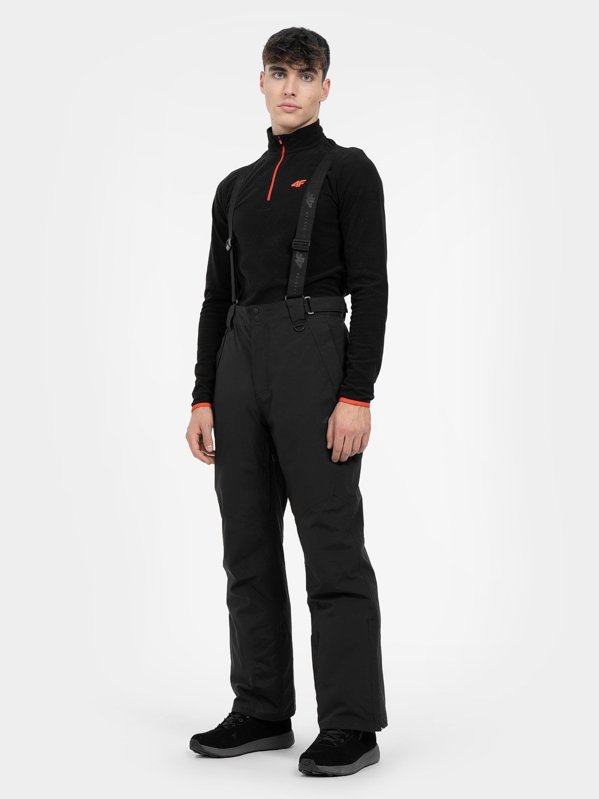 4F Spodnie narciarskie membrana 8000 męskie - czarne XXL