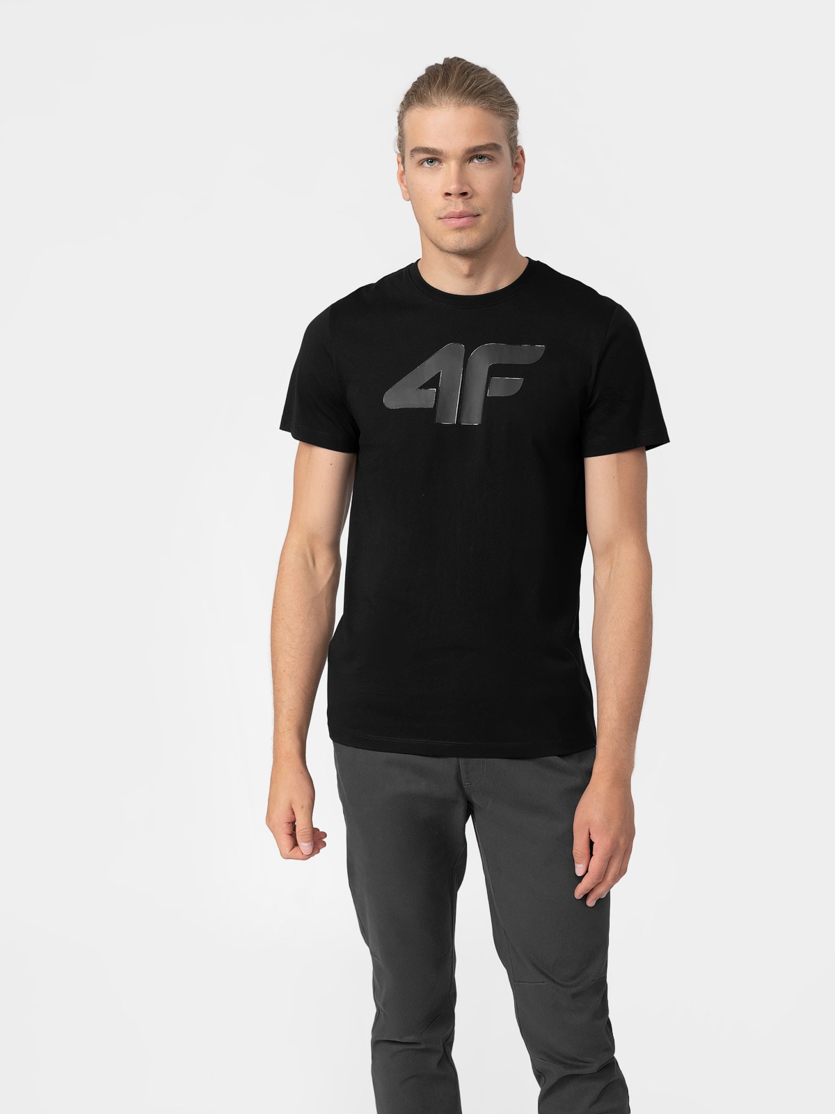 T-shirt regular z nadrukiem męski