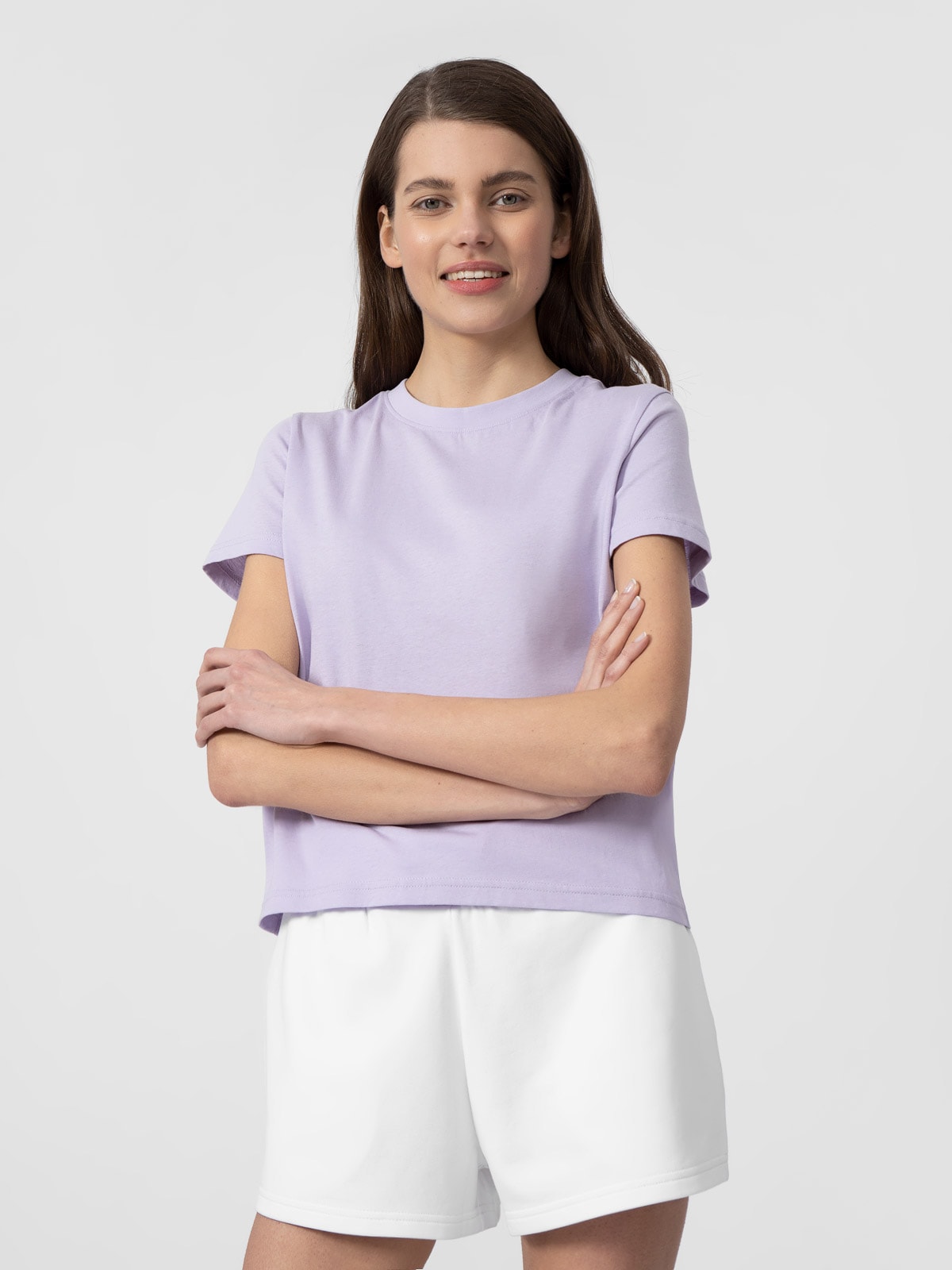 T-shirt regular z bawełny organicznej damski