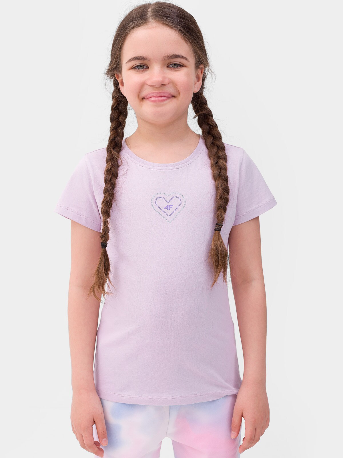 T-shirt z nadrukiem dziewczęcy