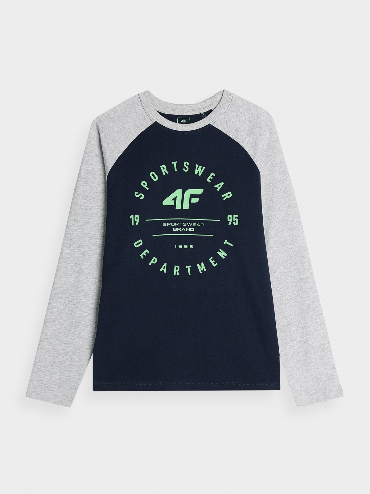 Longsleeve z nadrukiem chłopięcy