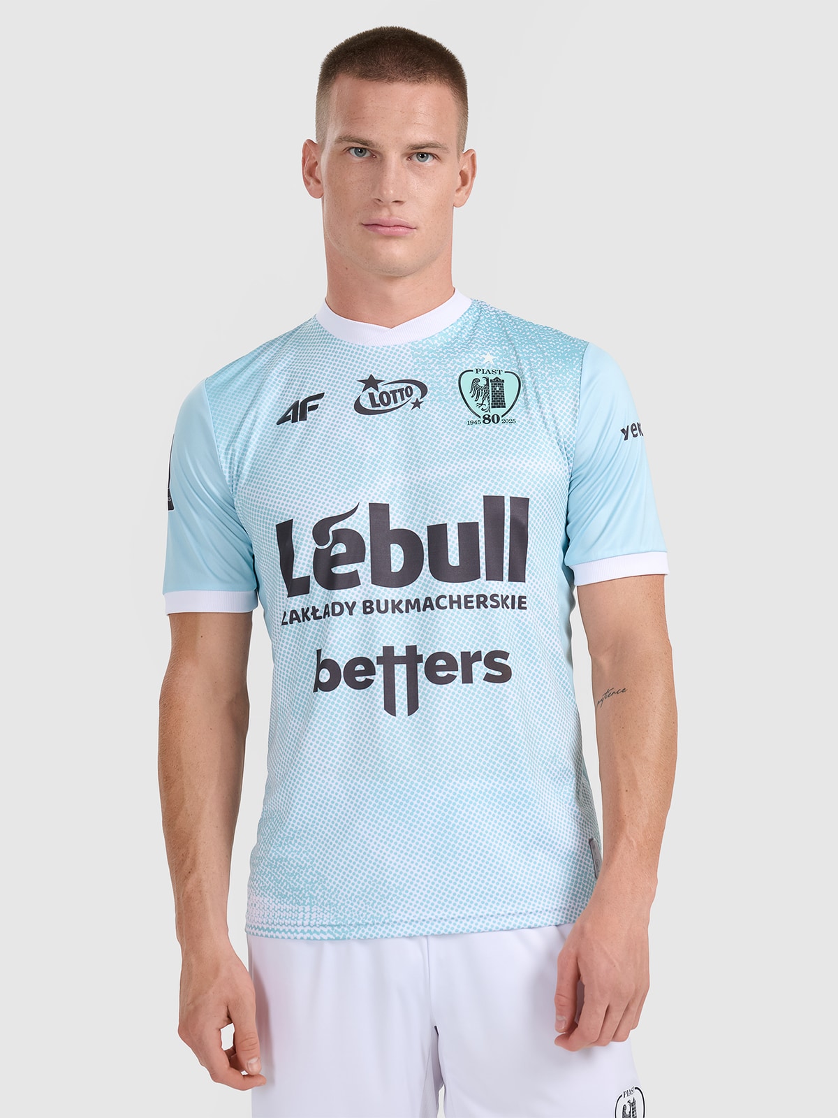 4F Koszulka klubowa wyjazdowa z sezonu 2025/26 męska 4F x Piast Gliwice - multikolor XL