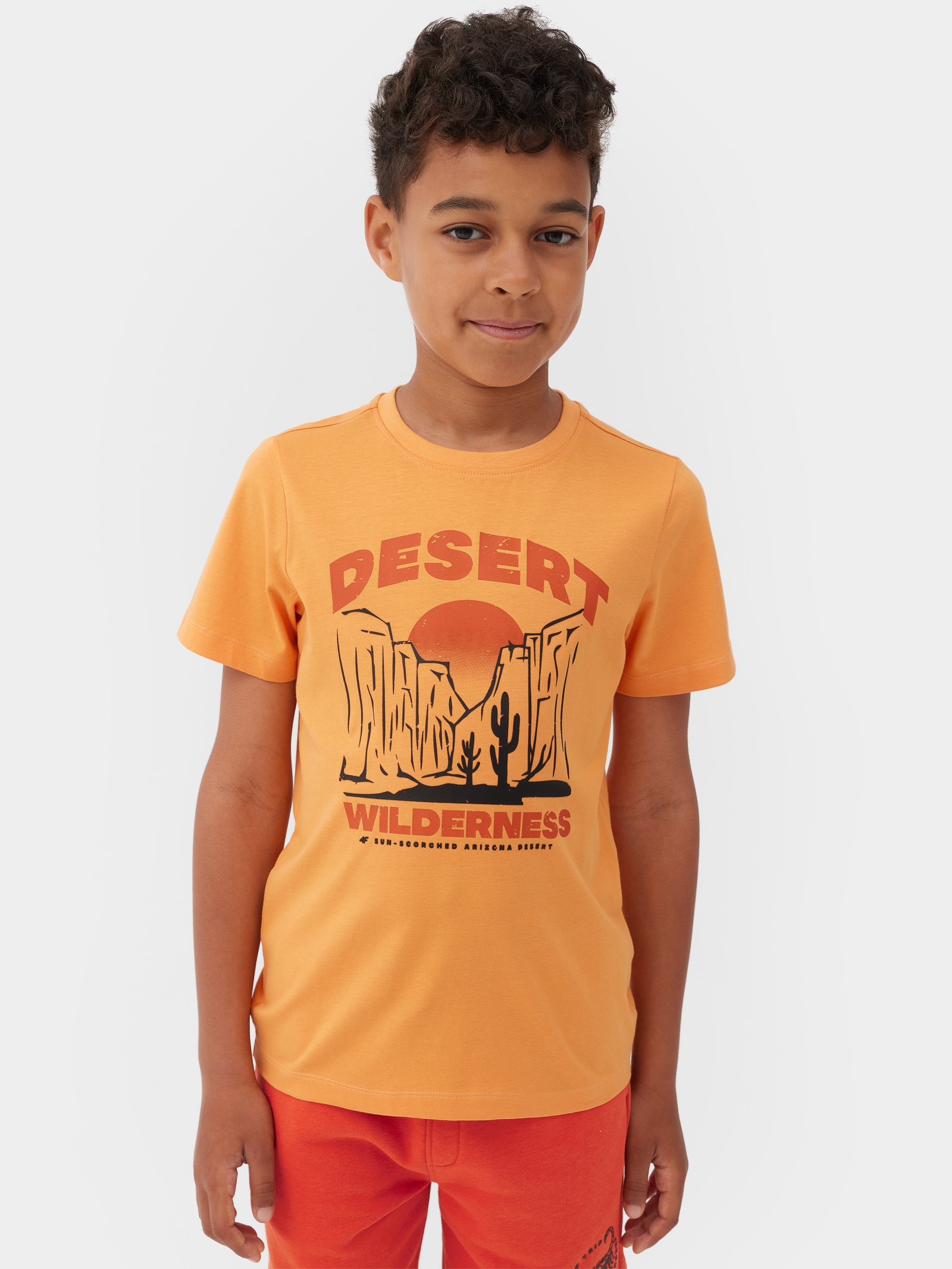 T-shirt z nadrukiem chłopięcy