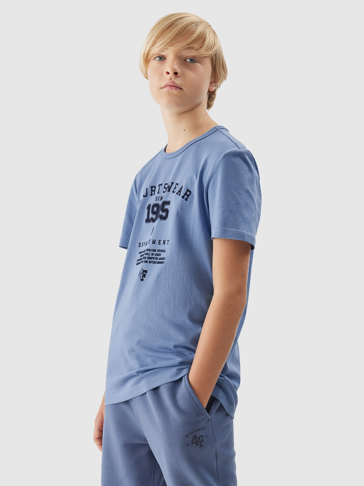 T-shirt z nadrukiem chłopięcy