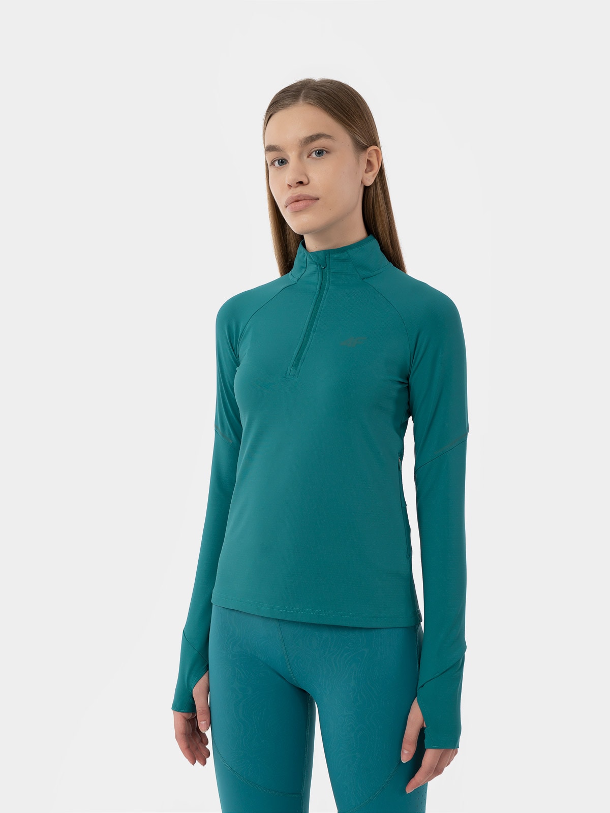 Bluza do biegania w terenie nierozpinana bez kaptura damska