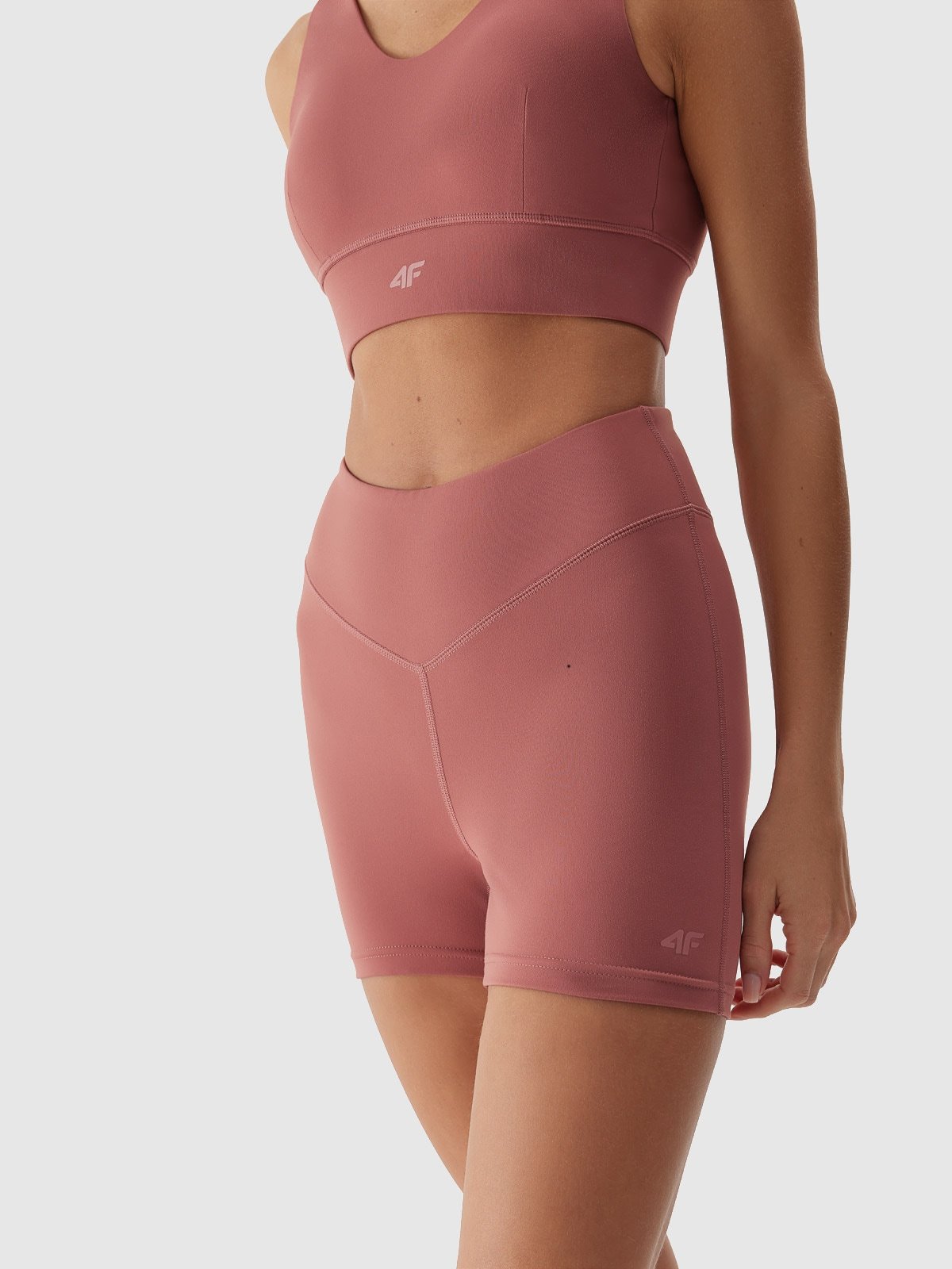 Legginsy krótkie do jogi z materiałów z recyklingu damskie