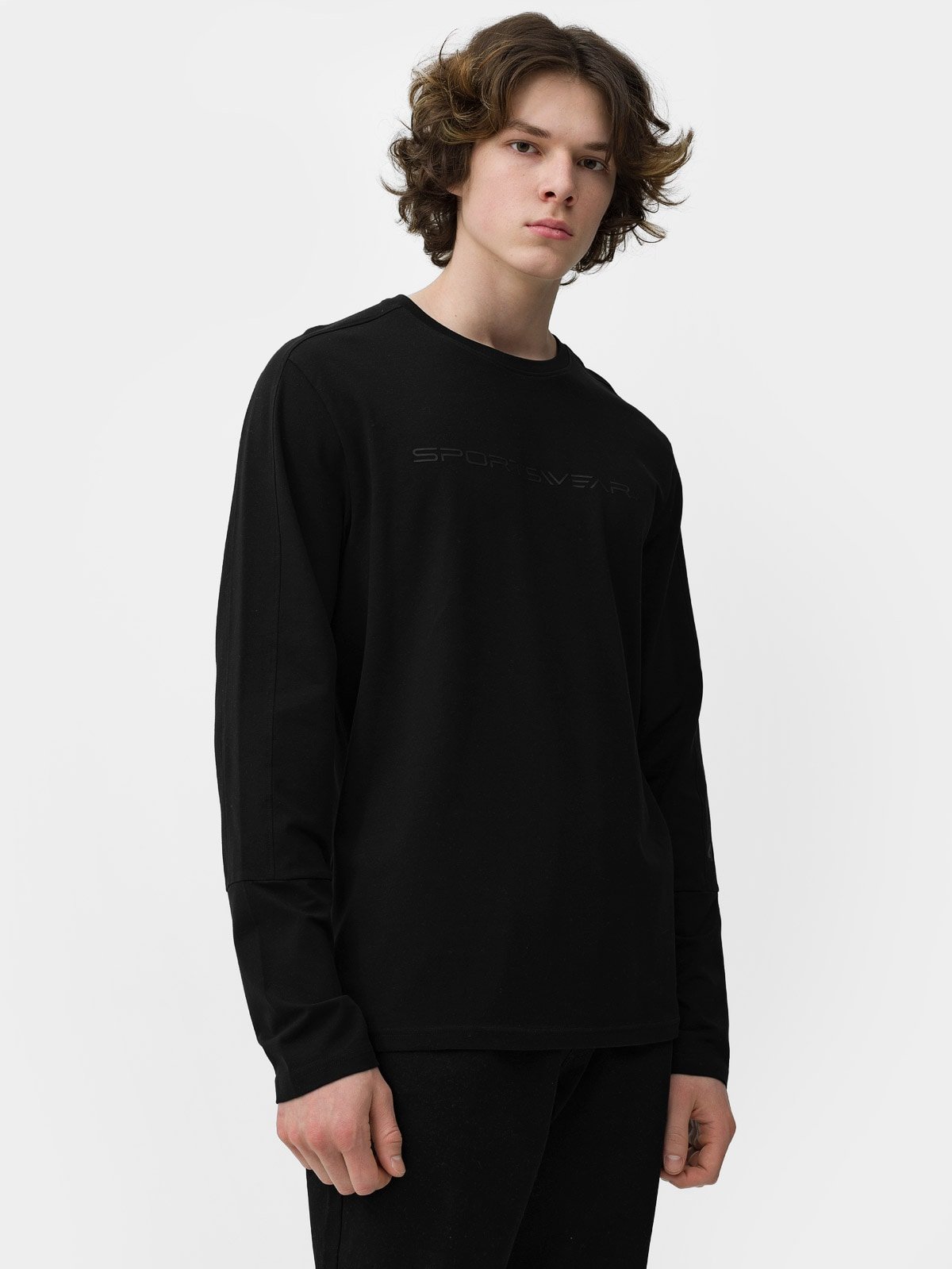 Longsleeve regular z nadrukiem męski
