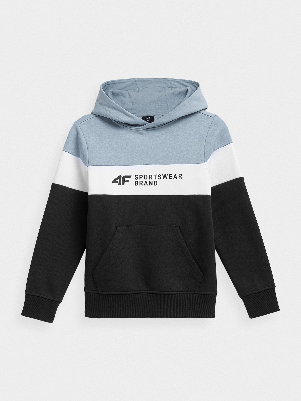 Bluza dresowa nierozpinana z kapturem chłopięca