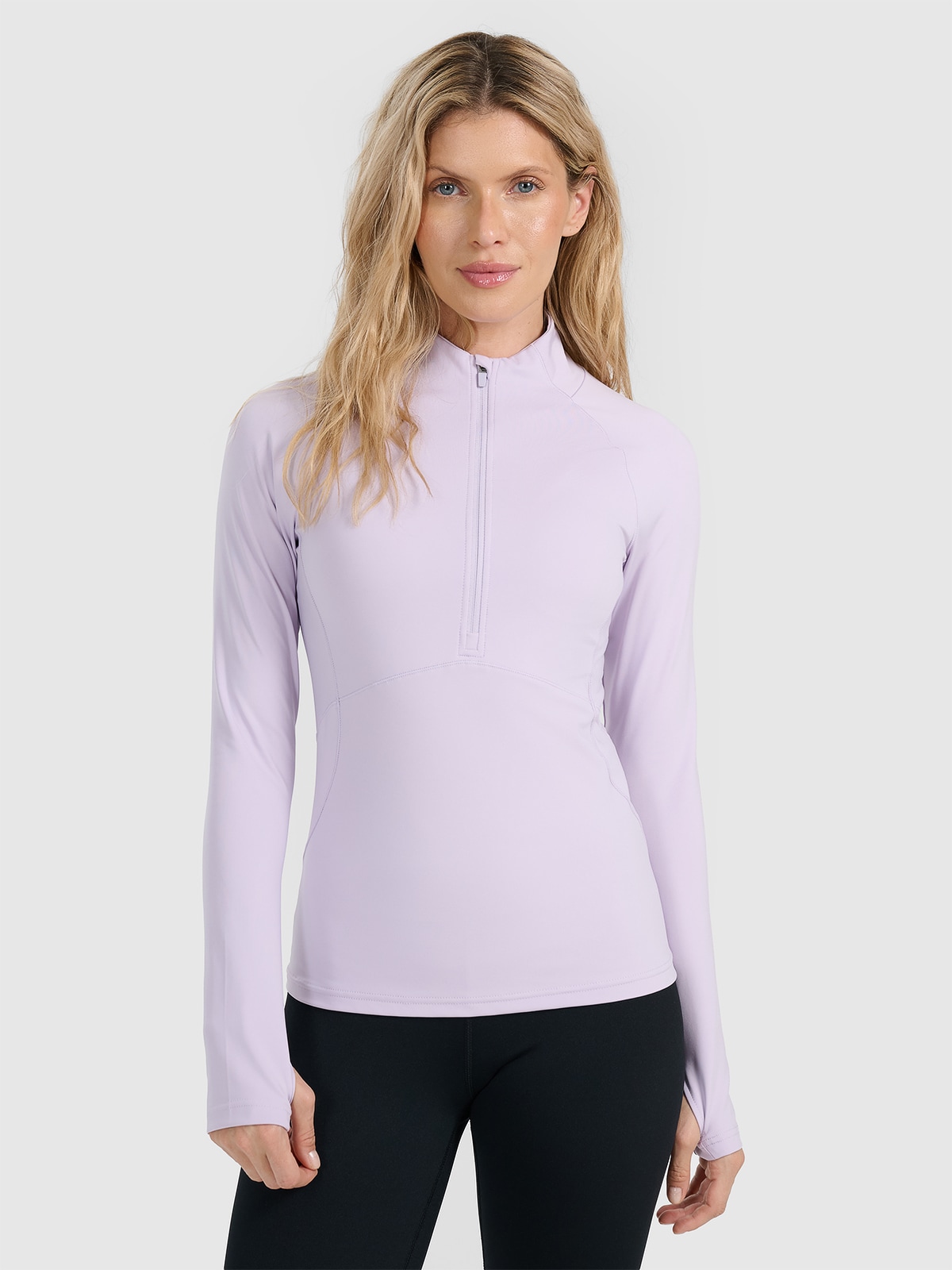 4F Bielizna termiczna ocieplana (góra) damska - fioletowa XS