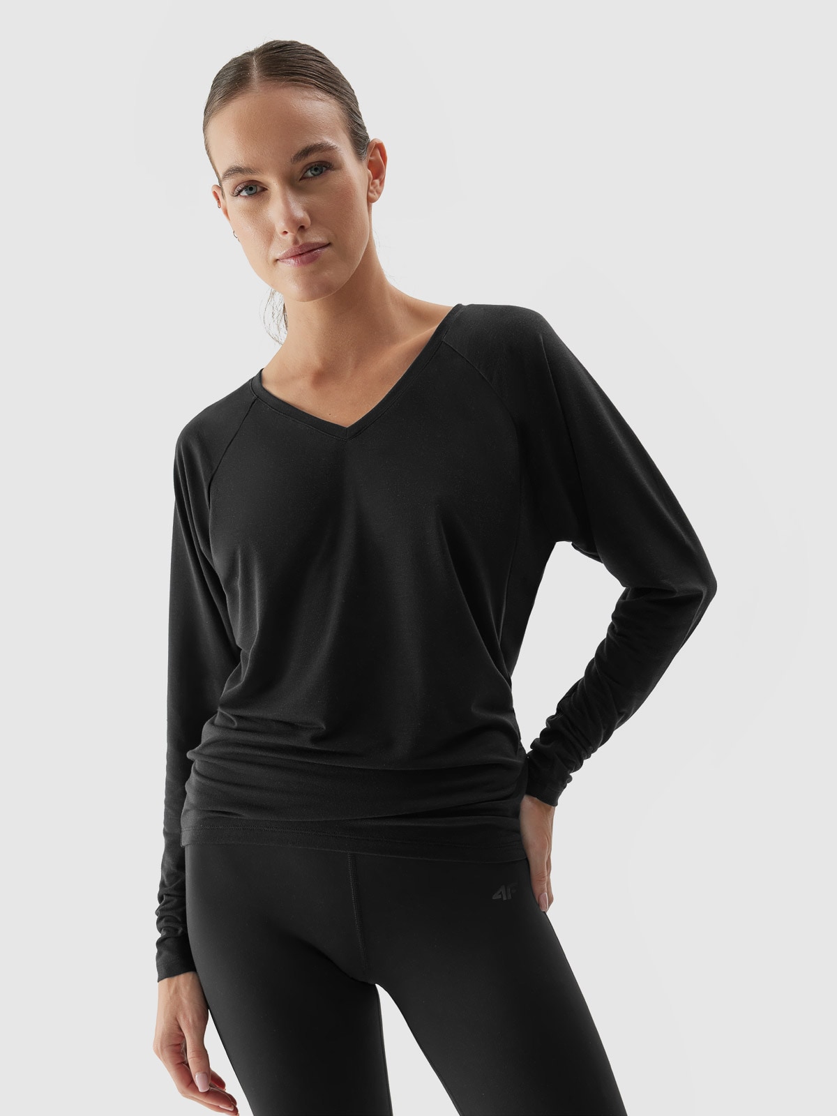 Longsleeve do jogi szybkoschnący damski