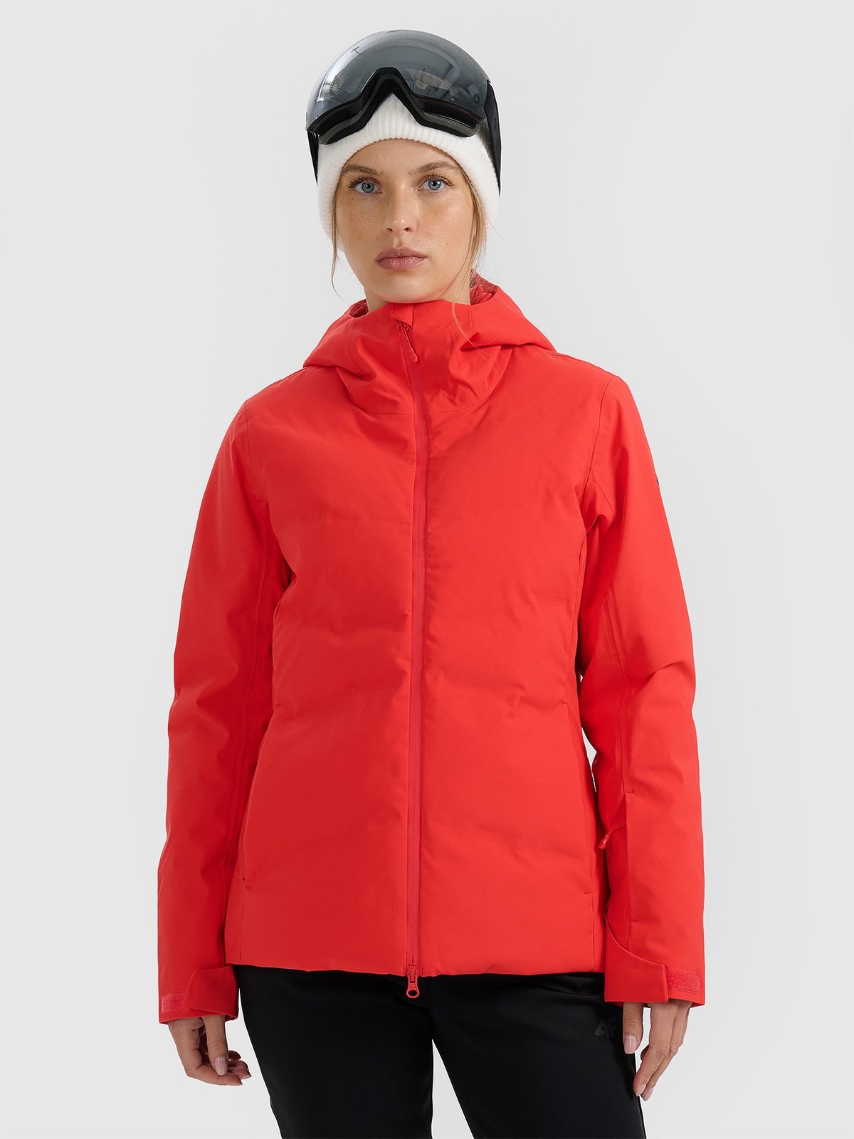 4F Kurtka narciarska membrana 10000 damska - czerwona S