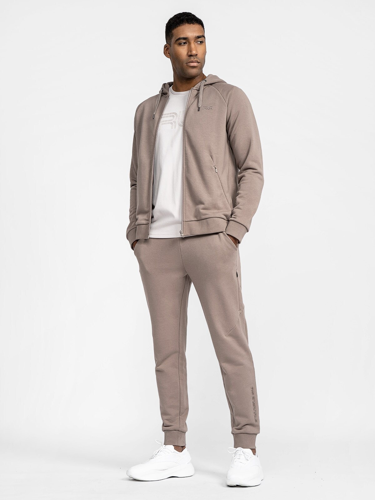 Bluza dresowa rozpinana z bawełny organicznej męska 4F x Robert Lewandowski